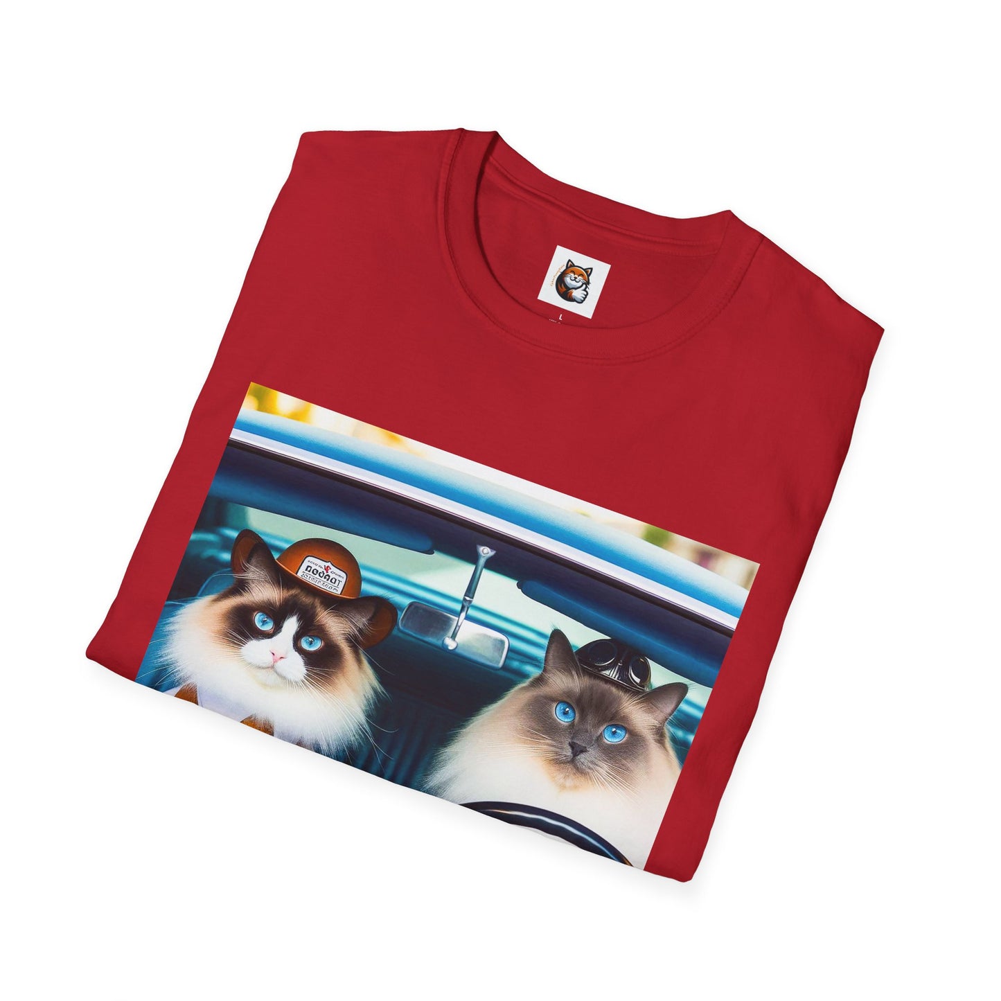 Wacky Ragdoll fun couple driving T-Shirt