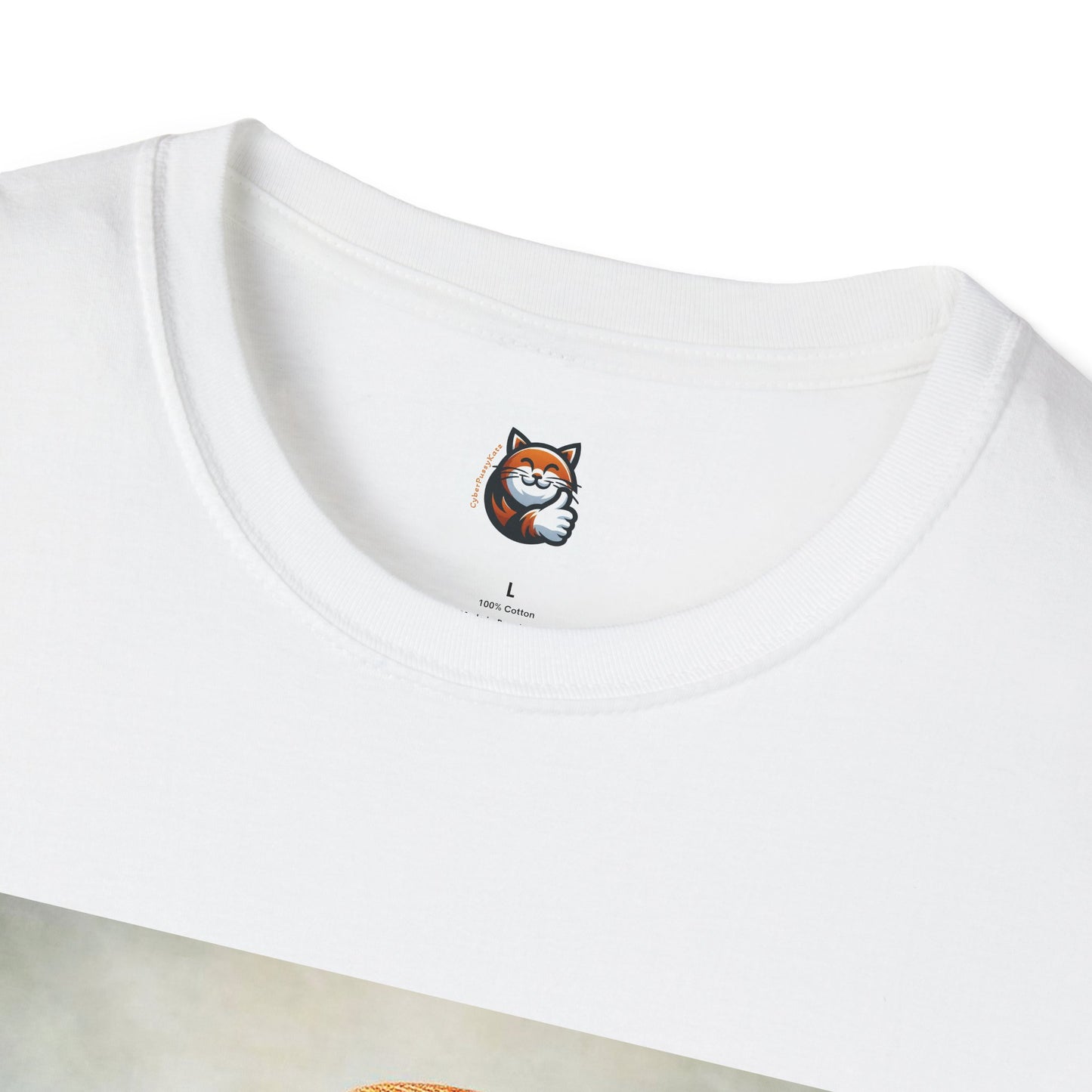 British Shorthair  hat and bow Unisex Softstyle T-Shirt