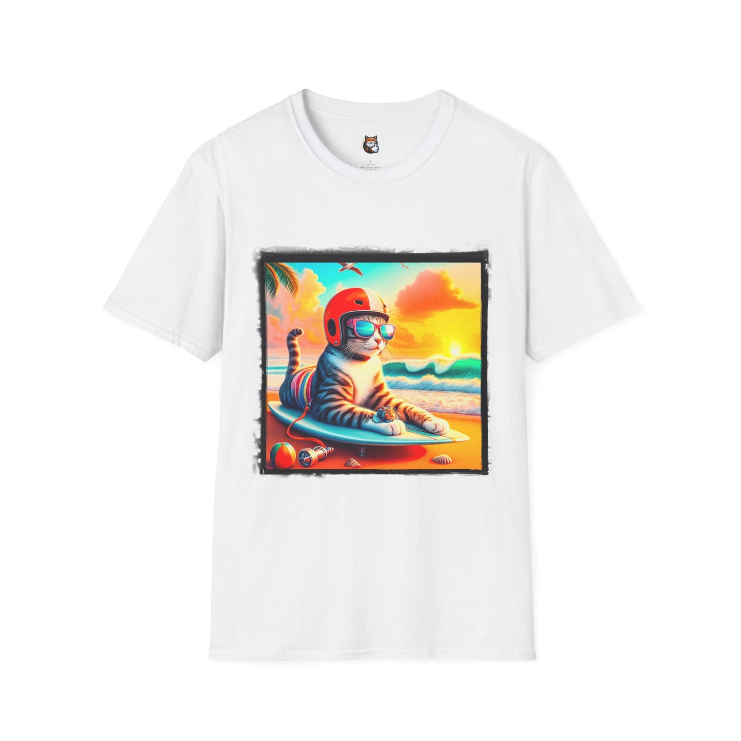 Domestic Cat Unisex Softstyle T-Shirt