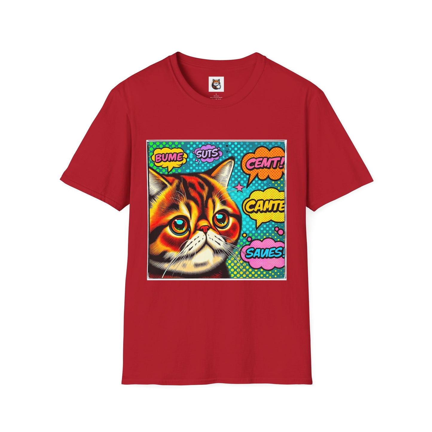 Exotic Shorthair Cat Unisex Softstyle T-Shirt