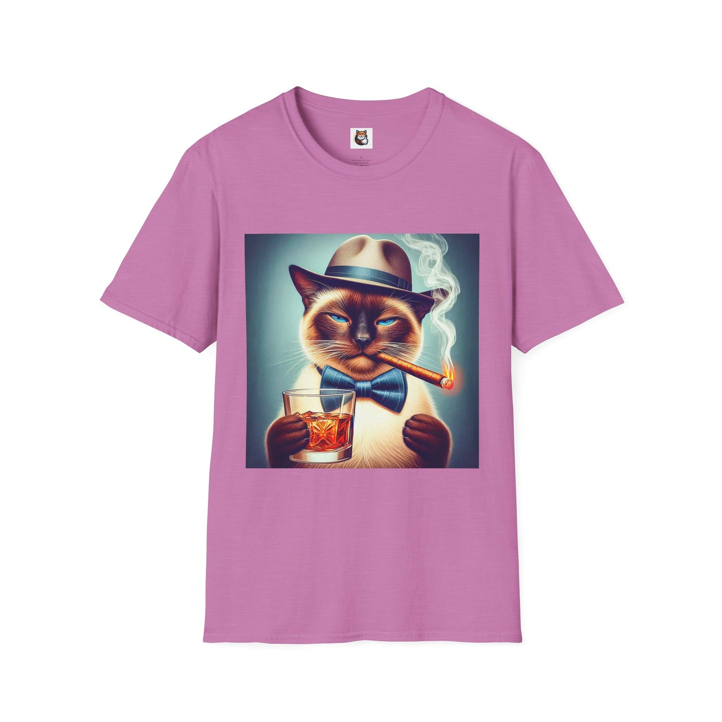 Siamese Cat smoking shirt
