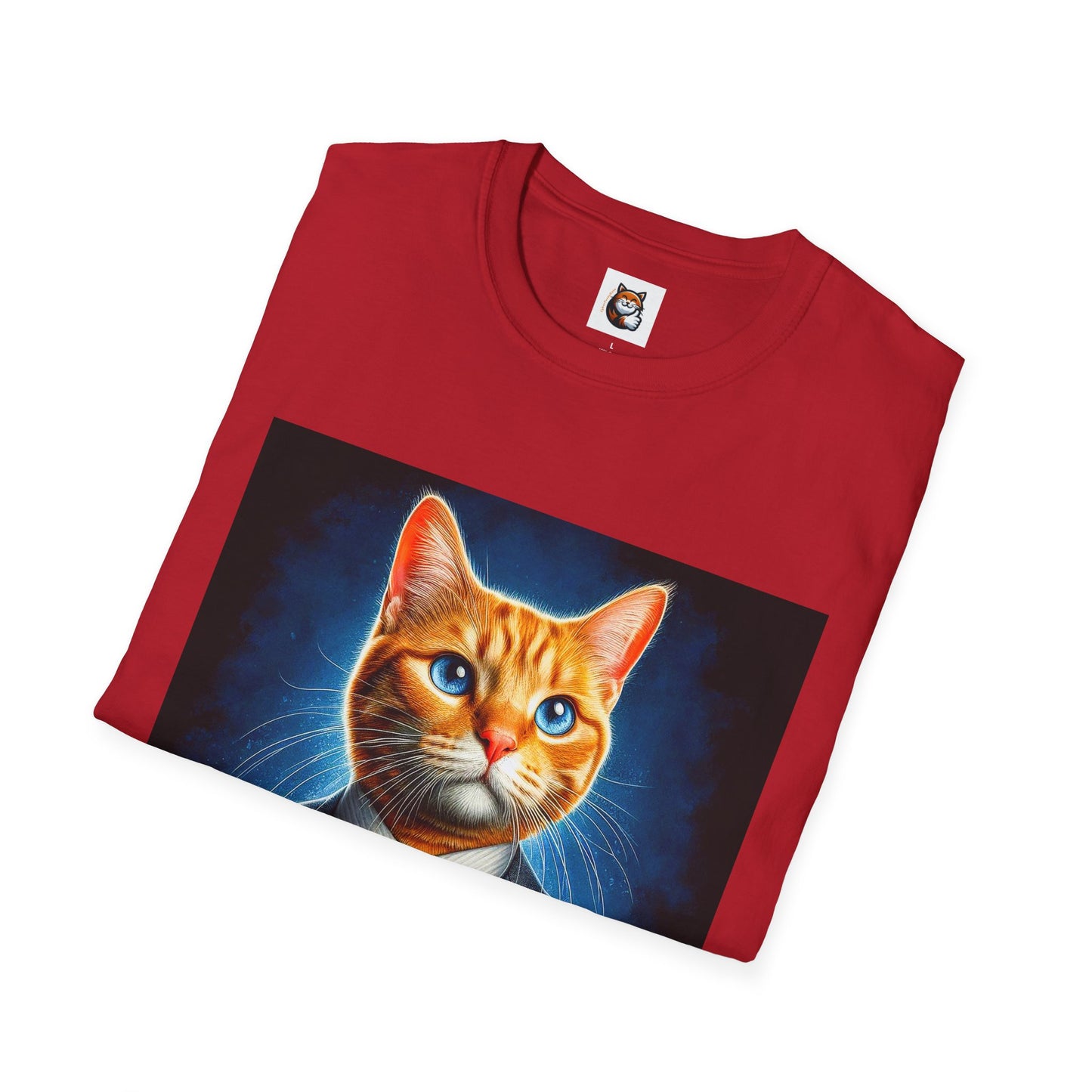 Domestic Cat Unisex suit and tie T-Shirt