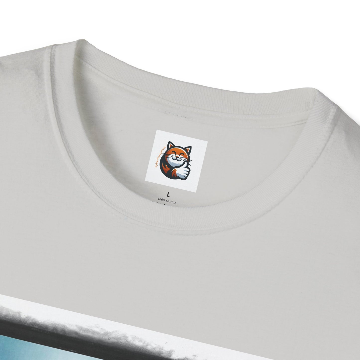 Cornish Rex Cat hat and bow tie Softstyle T-Shirt