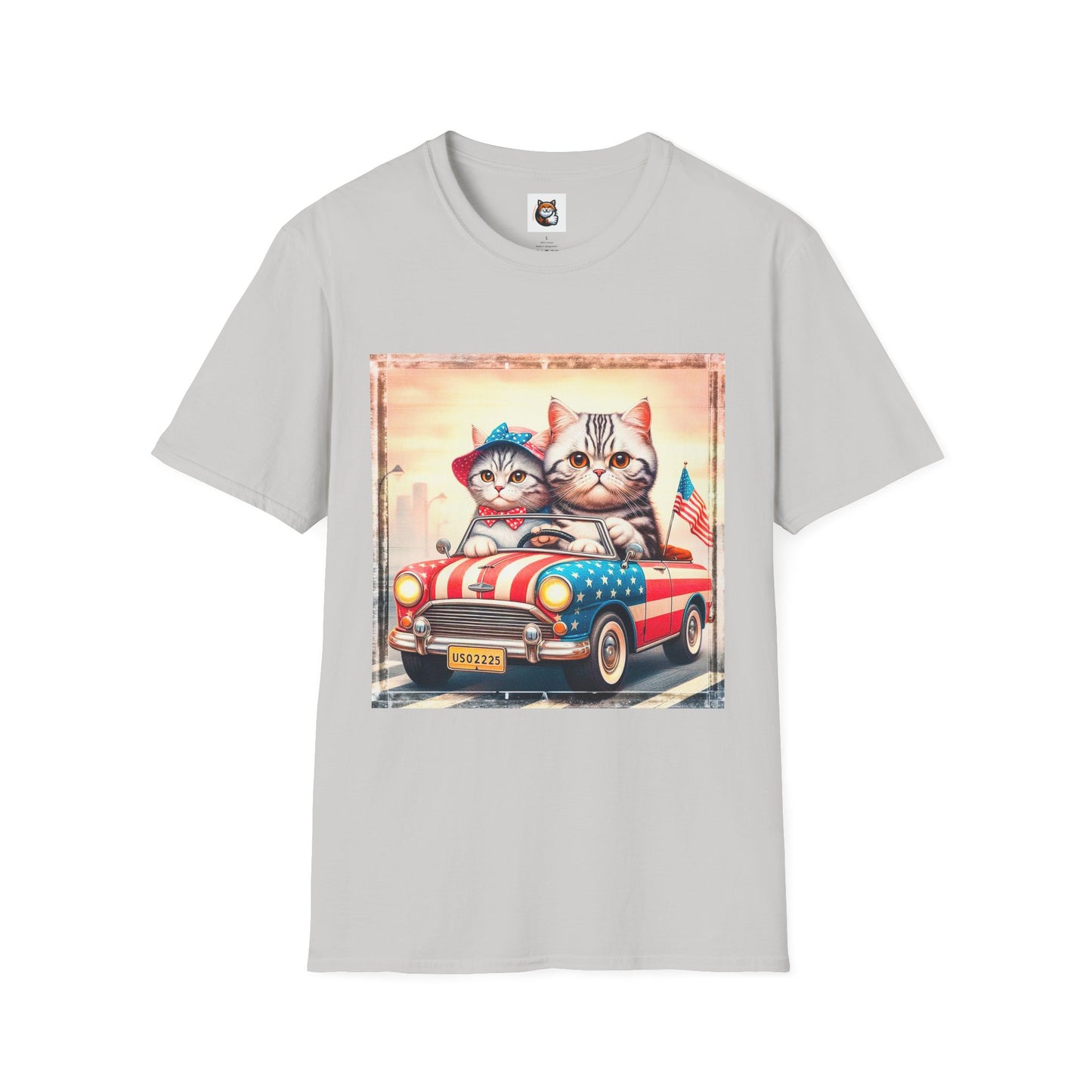 Wacky American Shorthair Unisex Softstyle T-Shirt