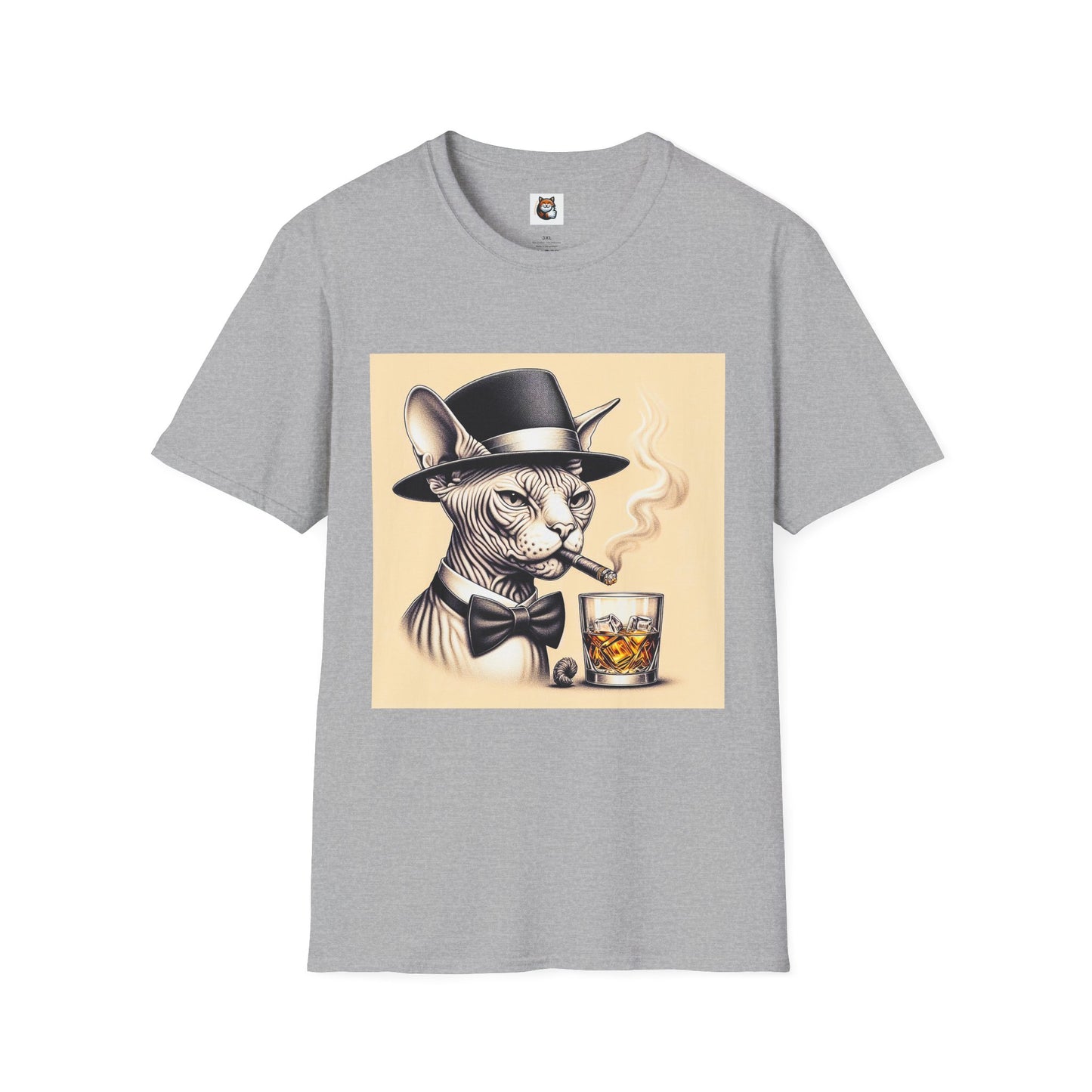 Sphynx Cat bar smoking