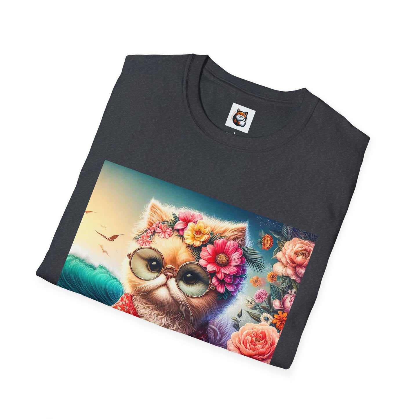 Selkirk Rex Cat T-Shirt beach babe
