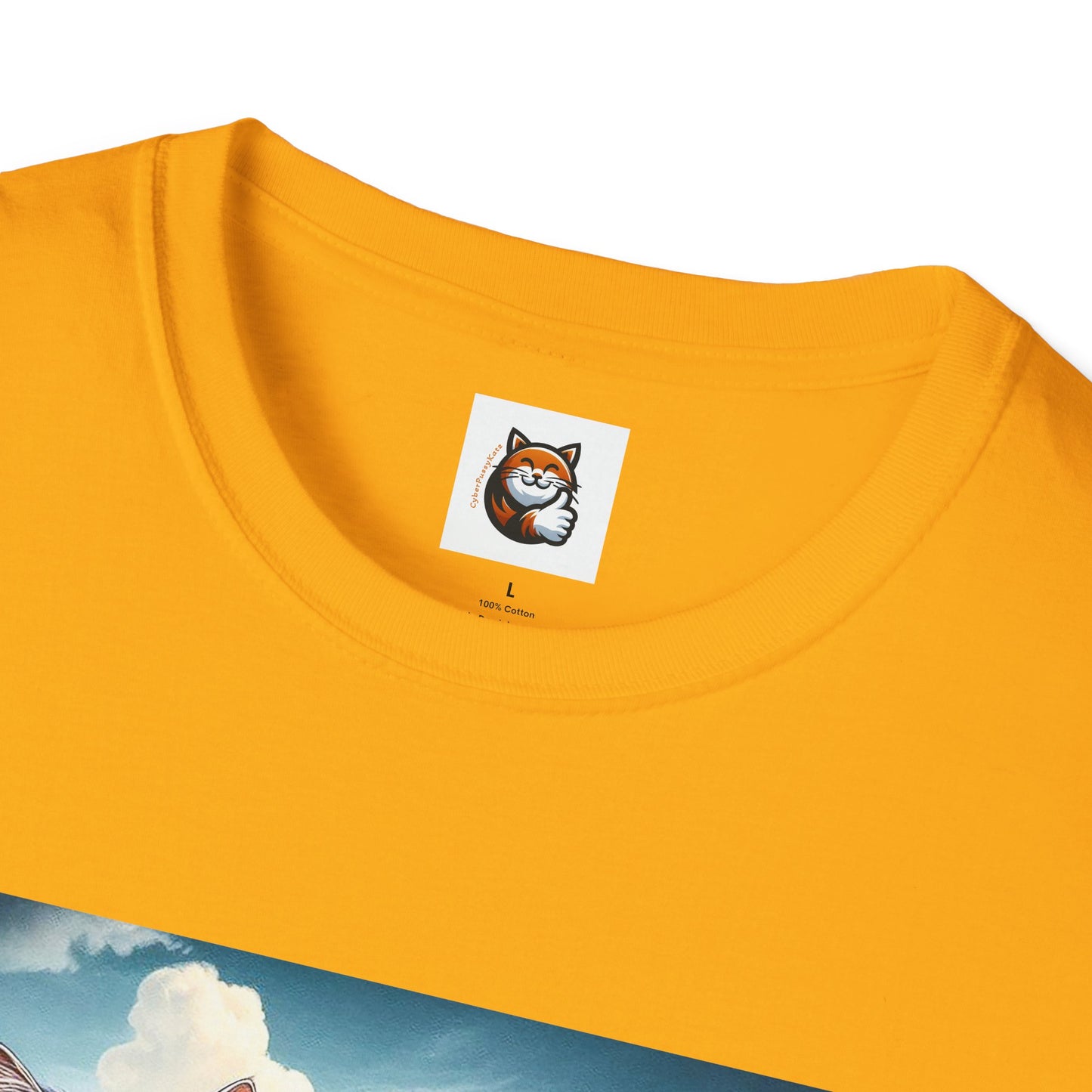 Wacky Norwegian Forest Cat Unisex Softstyle T-Shirt