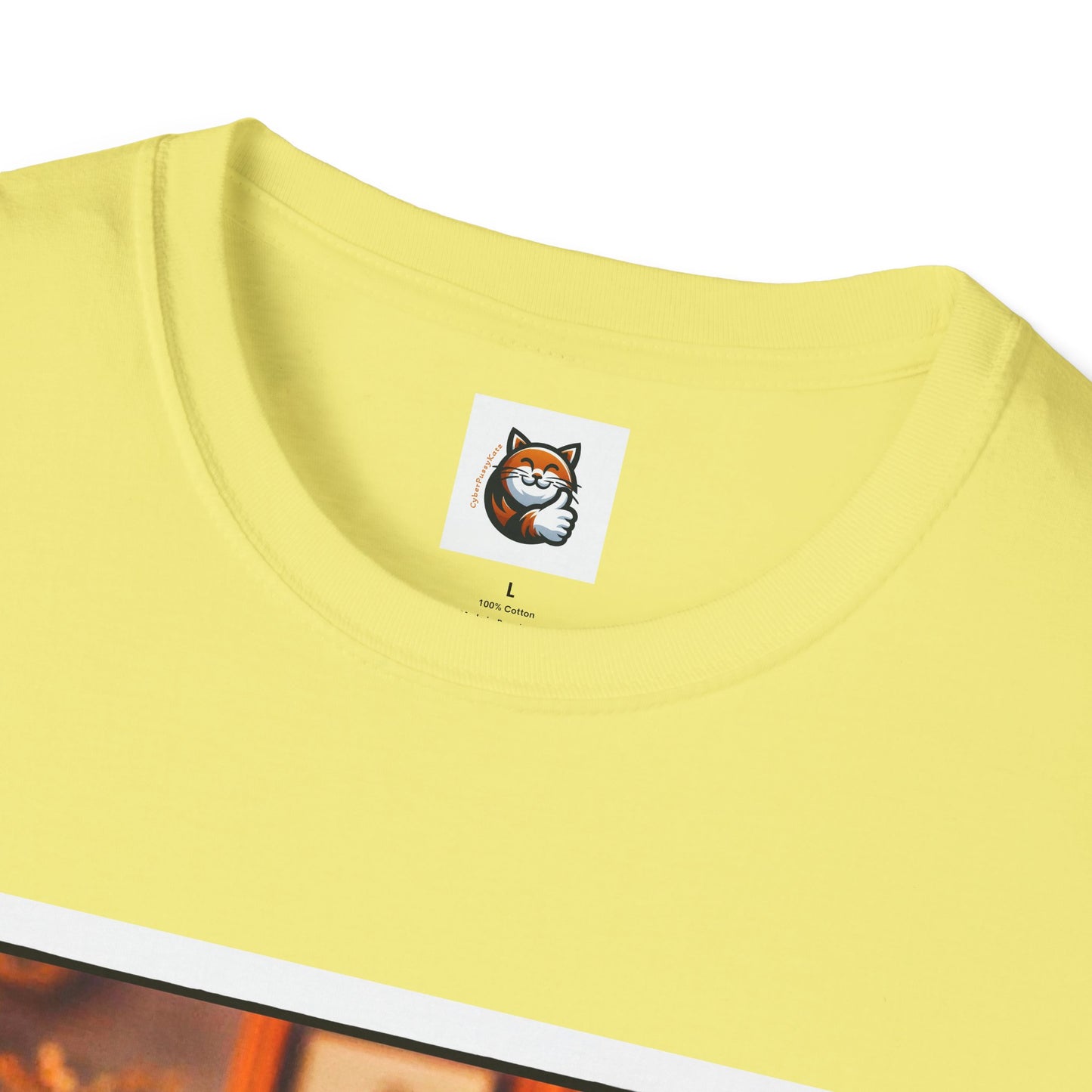 Devon Rex bow and tie Unisex Softstyle T-Shirt