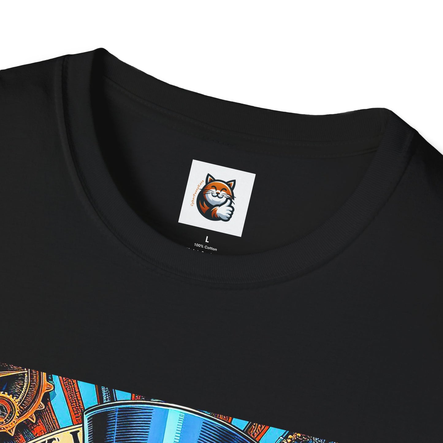 Russian Blue Cat Unisex Softstyle T-Shirt