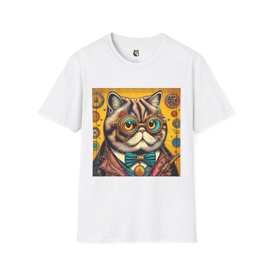 Exotic Shorthair Cat Unisex Softstyle T-Shirt