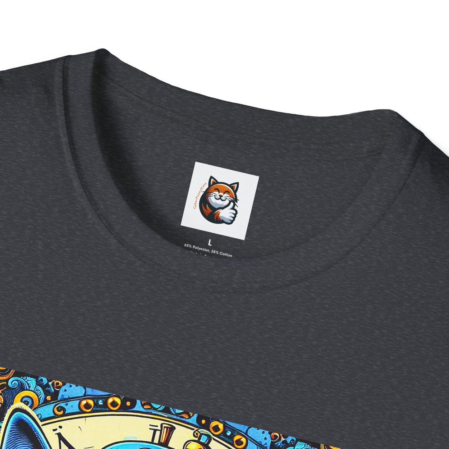 Russian Blue Cat steam punk T-Shirt