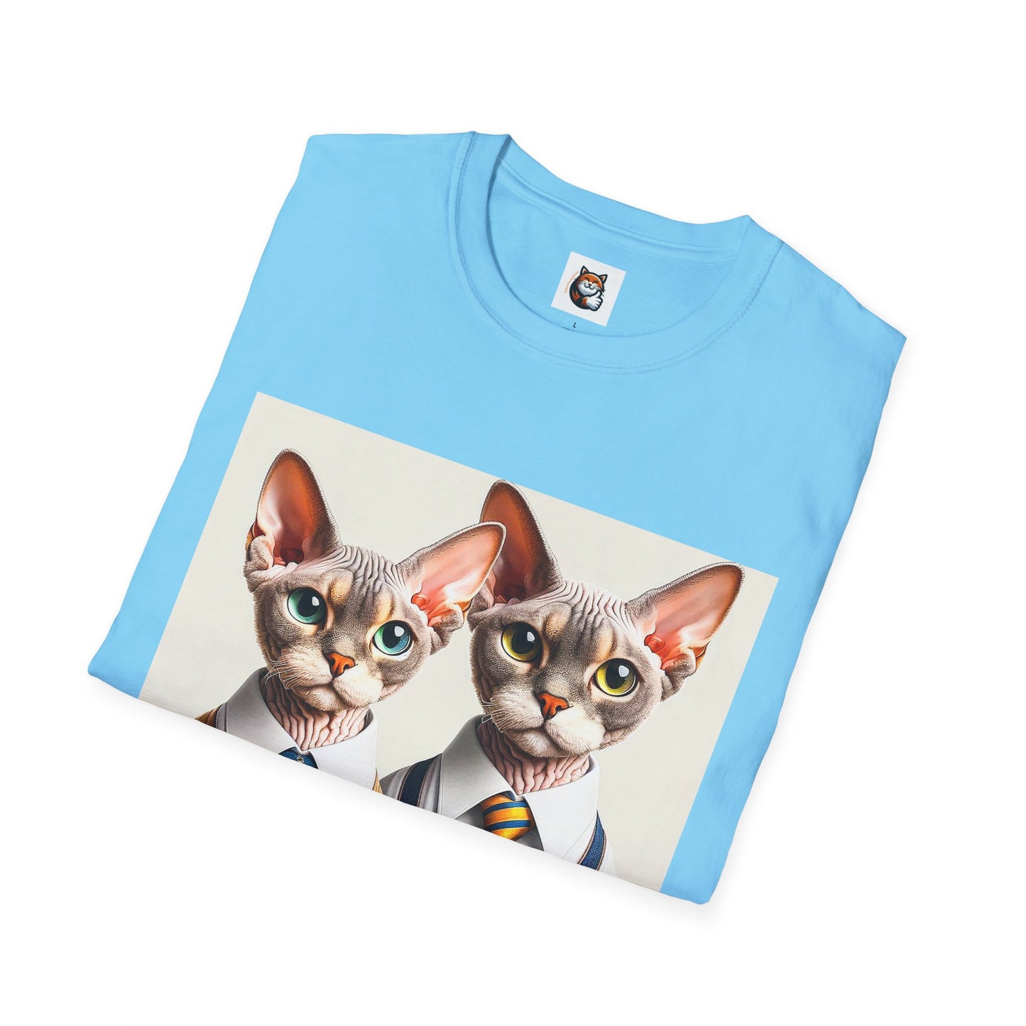 Devon Rex Cat suits Softstyle T-Shirt