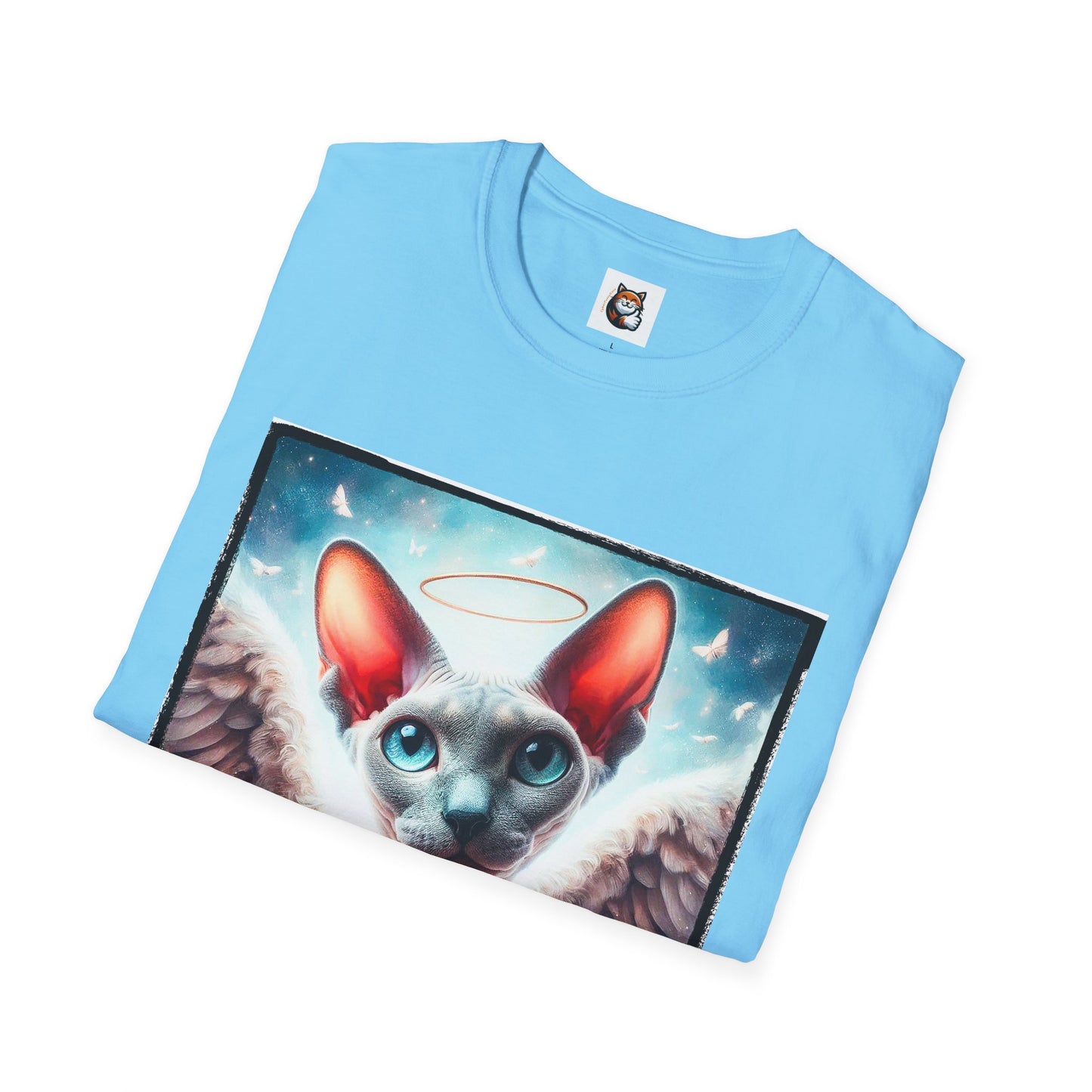 Cornish Rex Cat heavenly Angel  T-Shirt