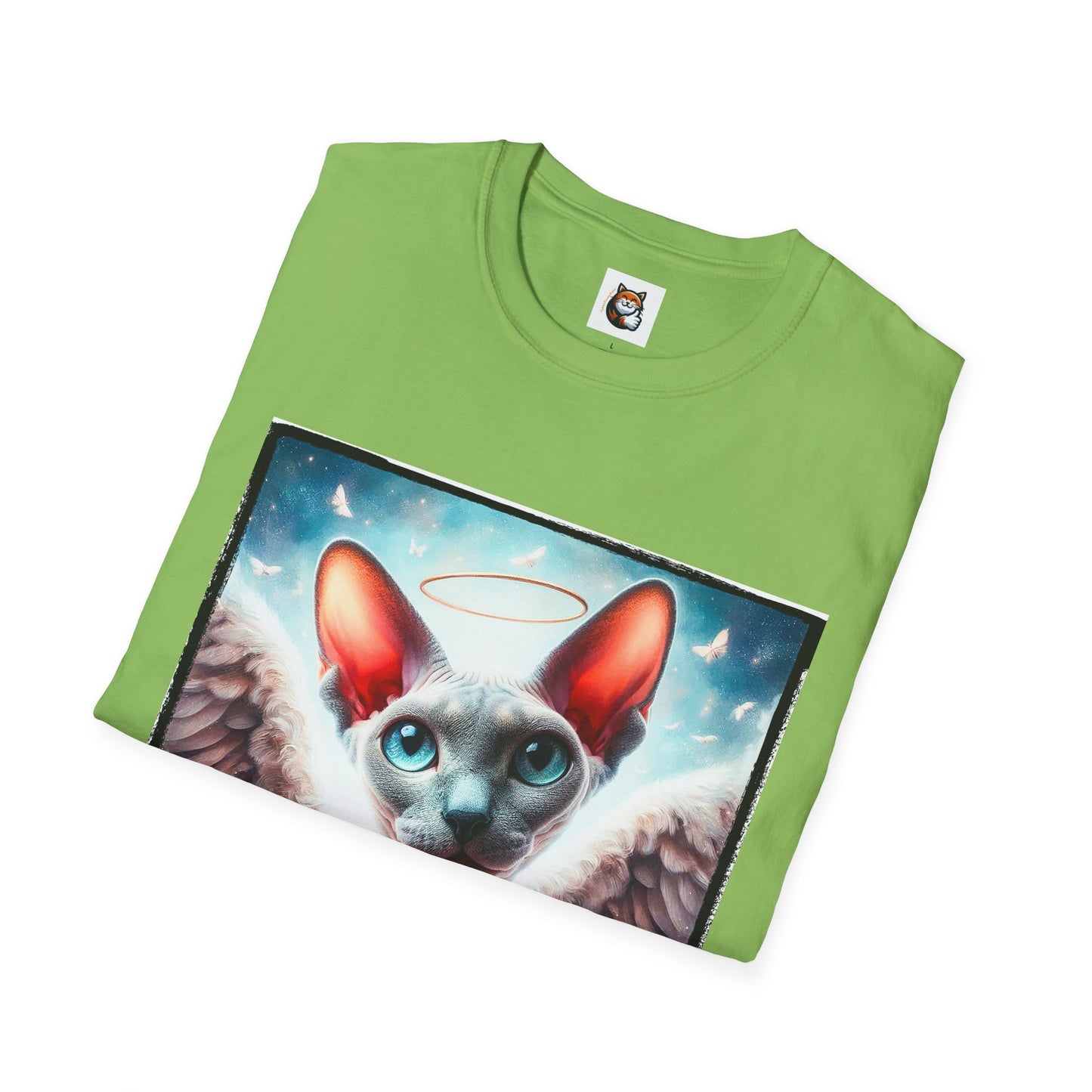 Cornish Rex Cat heavenly Angel  T-Shirt