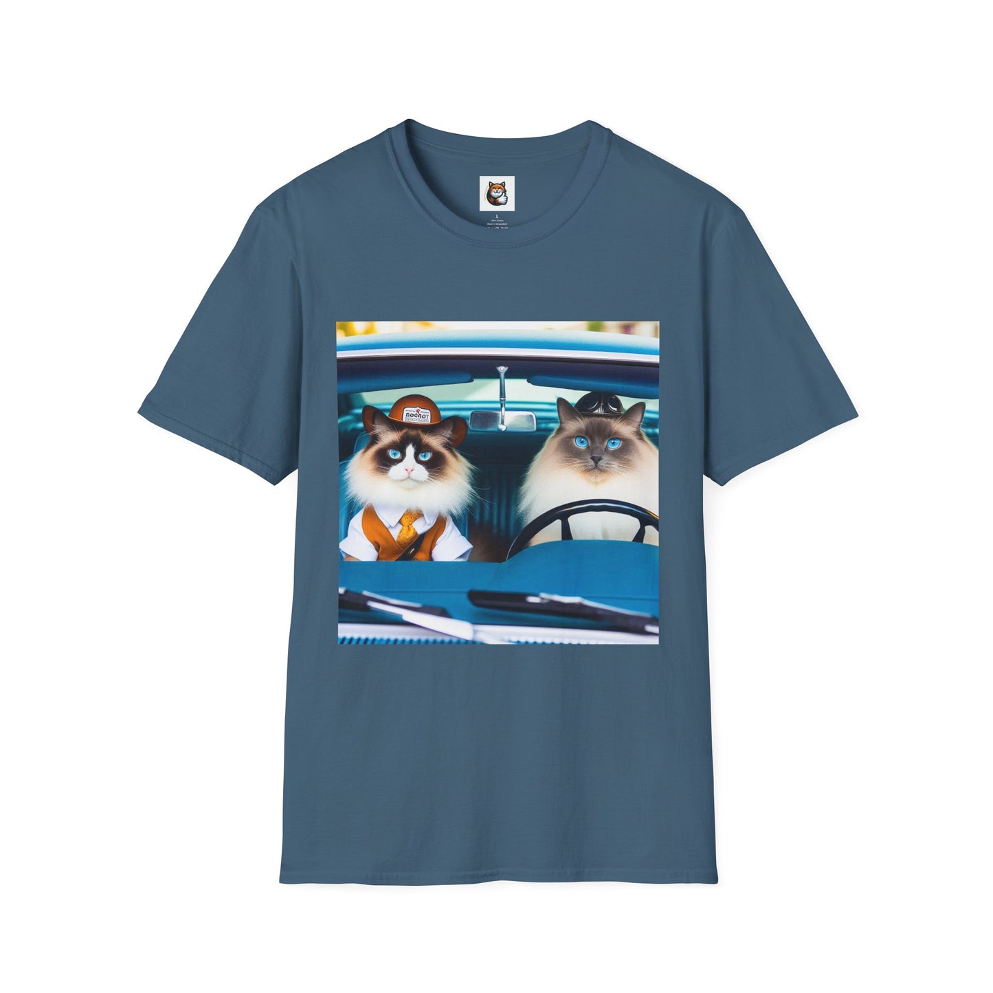 Wacky Ragdoll fun couple driving T-Shirt