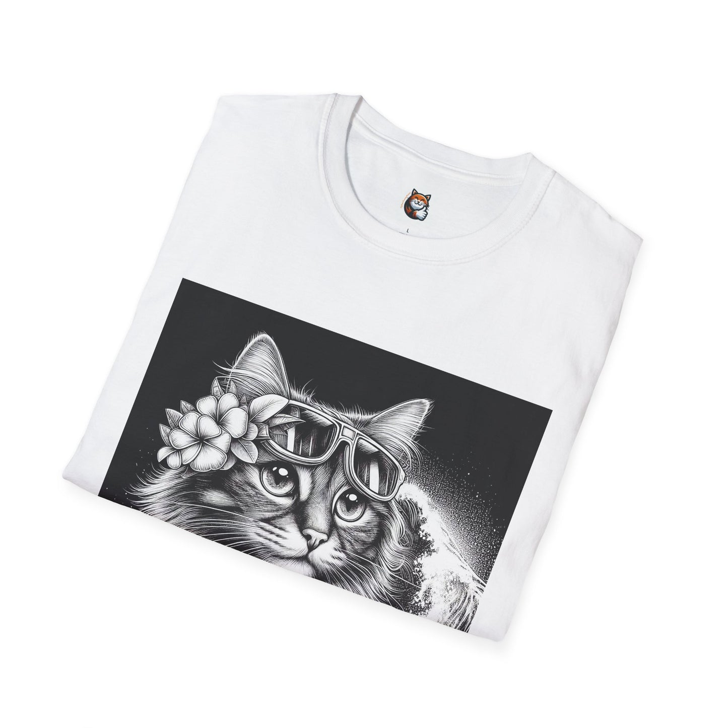 Domestic Cat black and white  T-Shirt