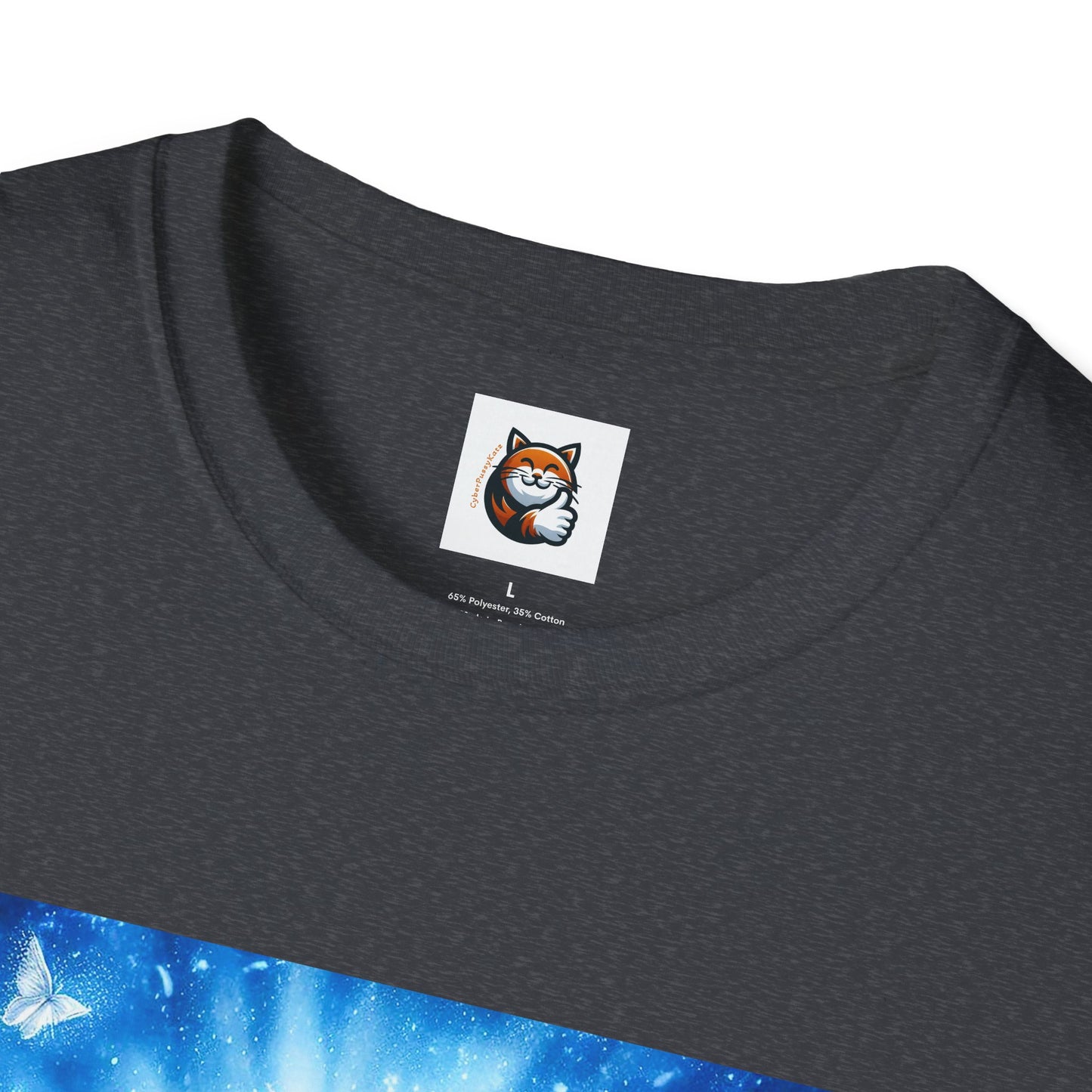 Russian Blue Cat Unisex Softstyle T-Shirt