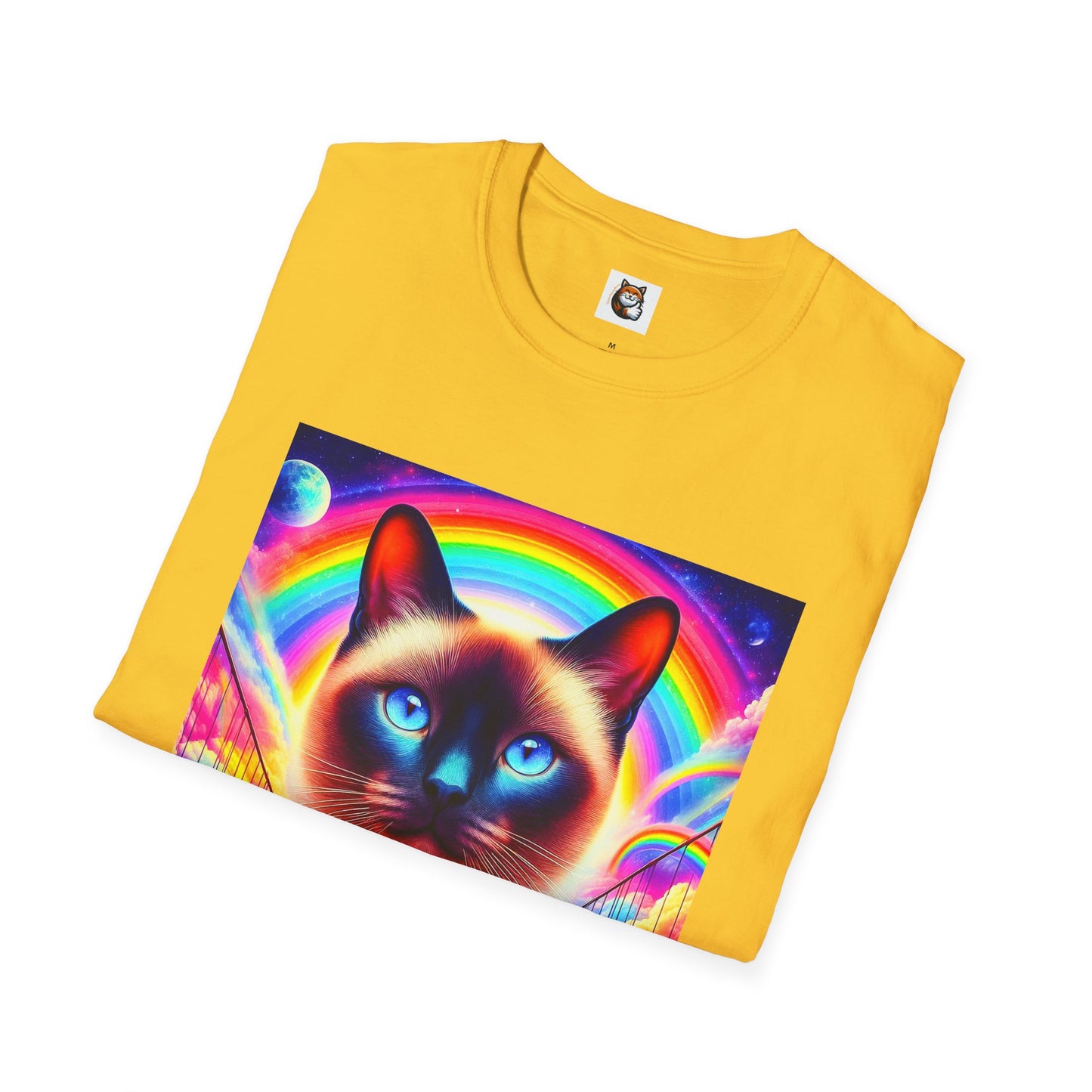 Siamese Cat floating kitty shirt