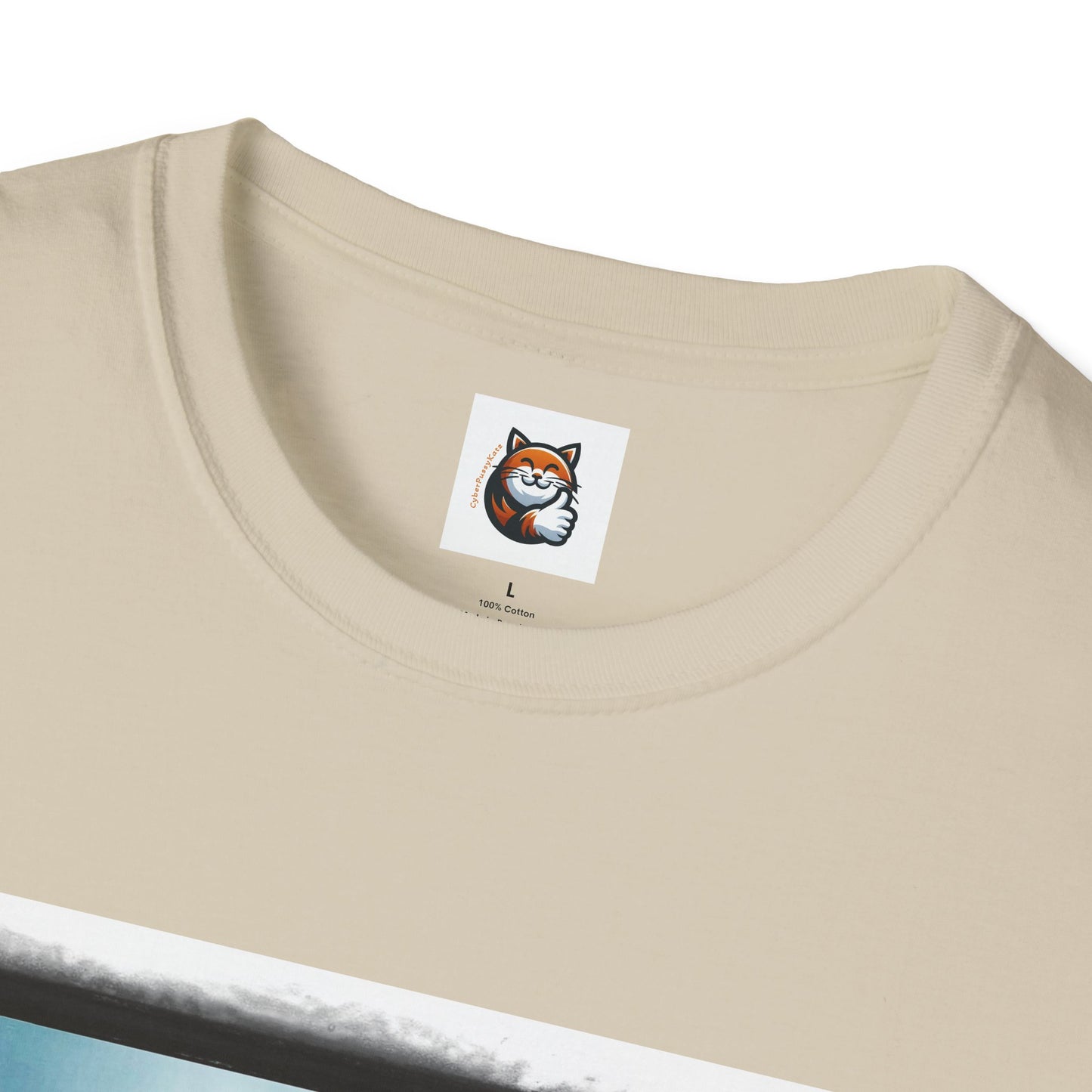 Cornish Rex Cat hat and bow tie Softstyle T-Shirt