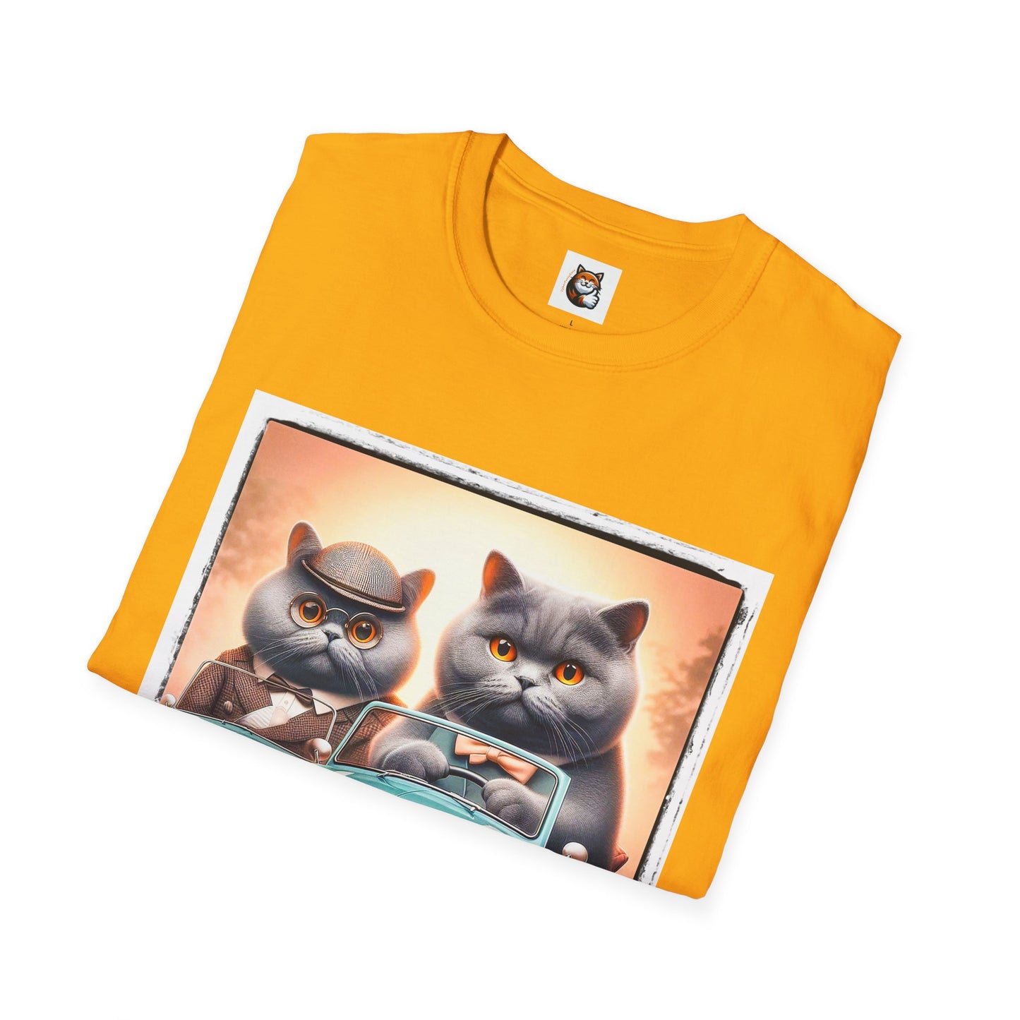 Wacky British Shorthair Unisex Softstyle T-Shirt