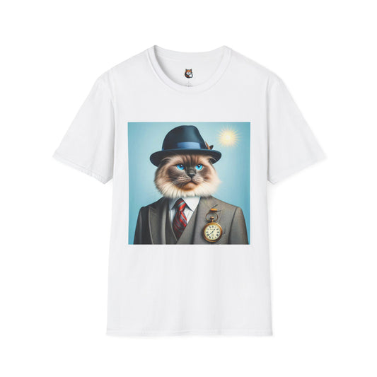 British Shorthair hat amd tie Softstyle T-Shirt