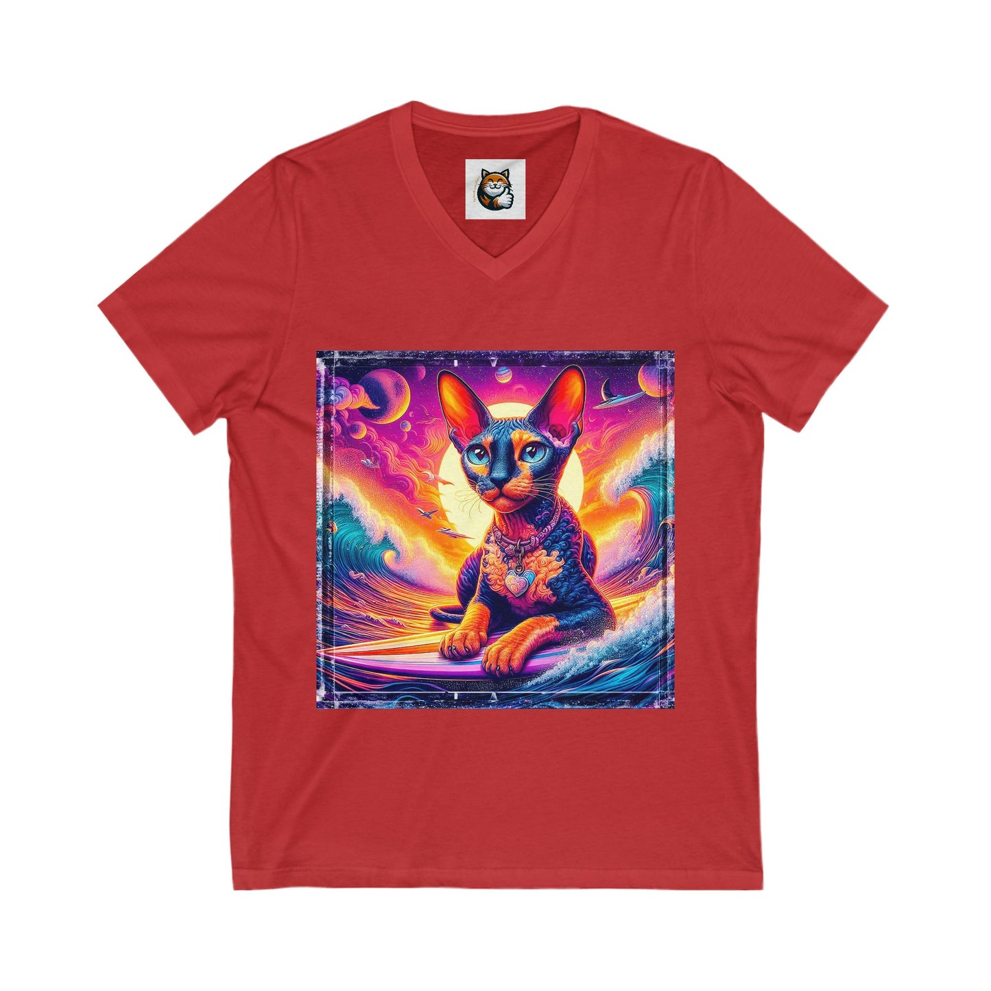 Cornish Rex Cat pretty sunset shirt