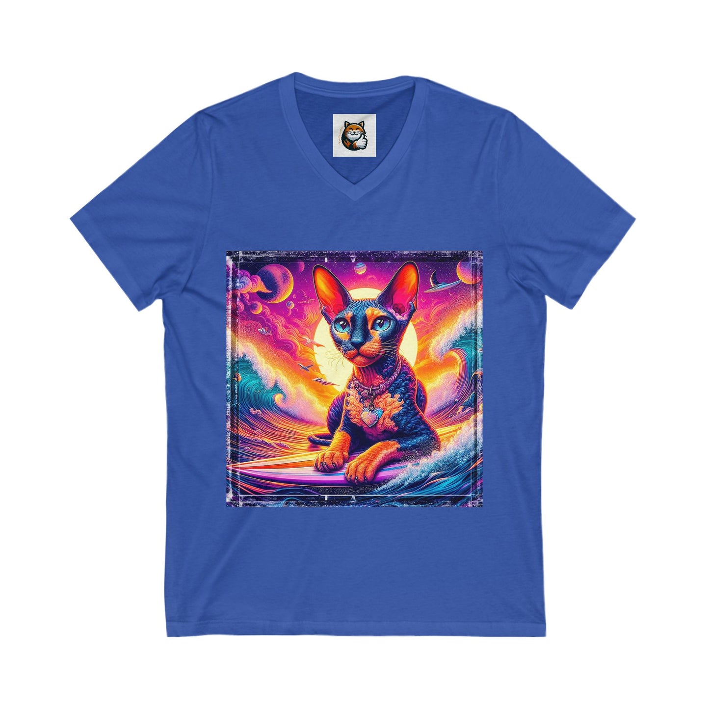 Cornish Rex Cat pretty sunset shirt