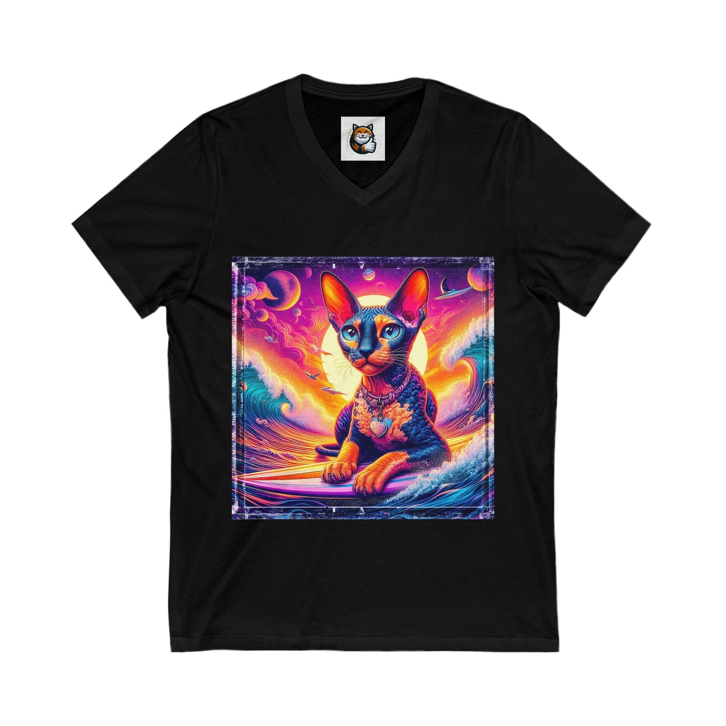 Cornish Rex Cat pretty sunset shirt