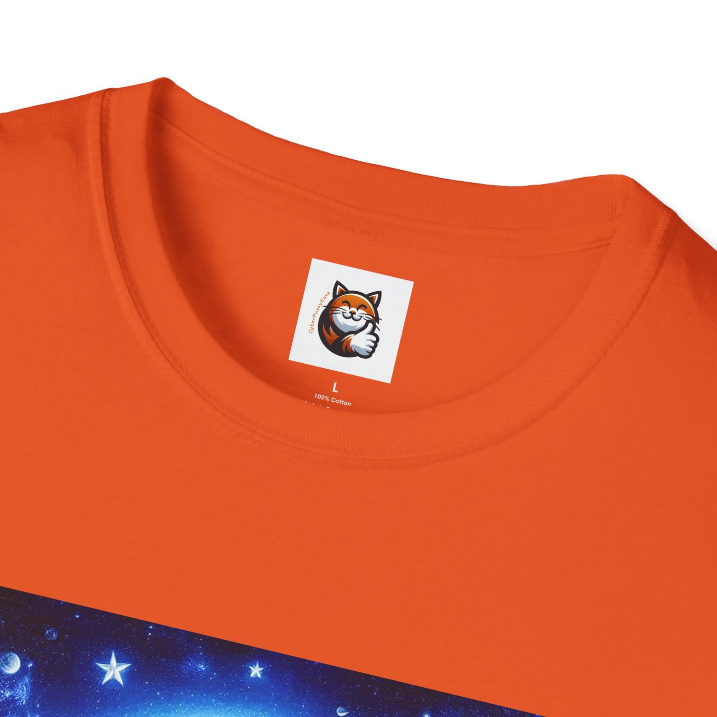 Russian Blue Cat Unisex Softstyle T-Shirt