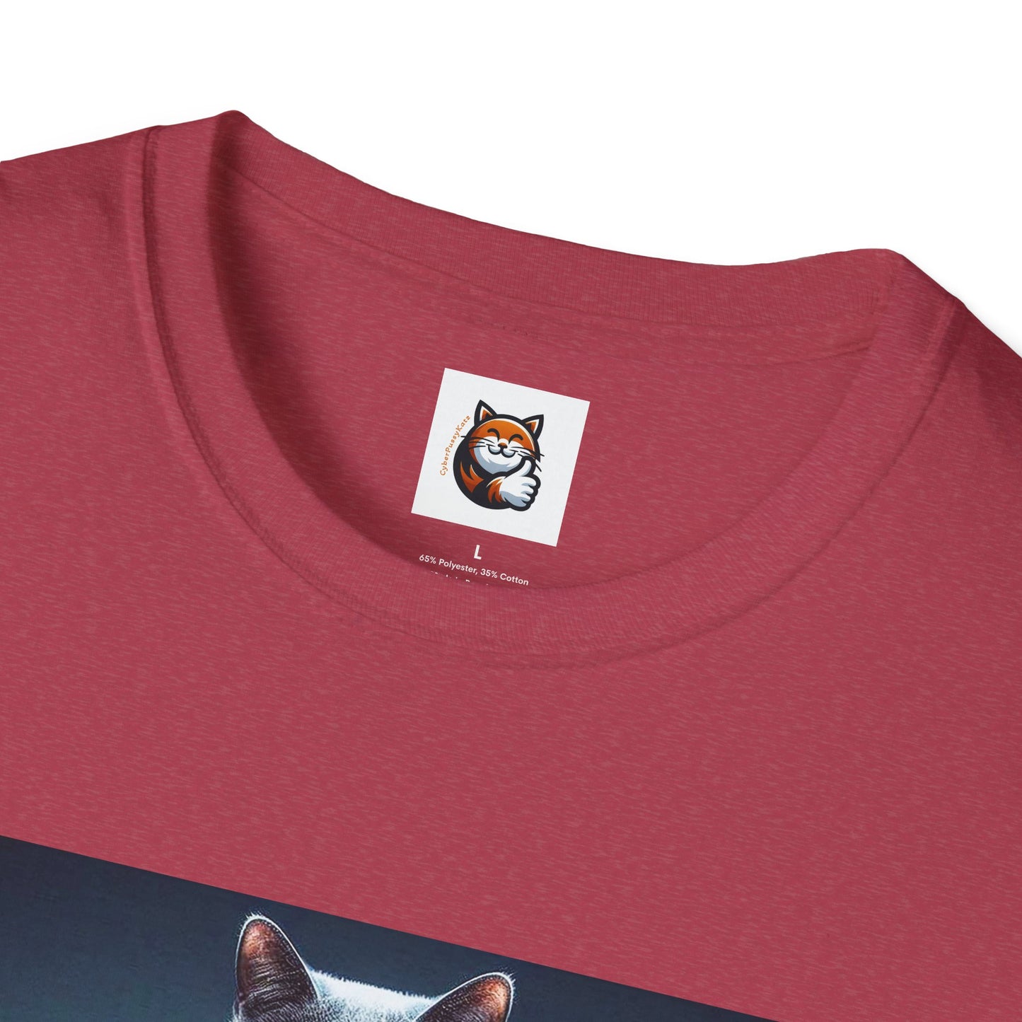 Russian Blue Cat Unisex Softstyle T-Shirt