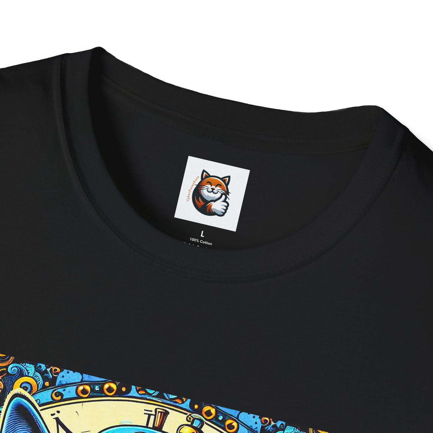 Russian Blue Cat steam punk T-Shirt