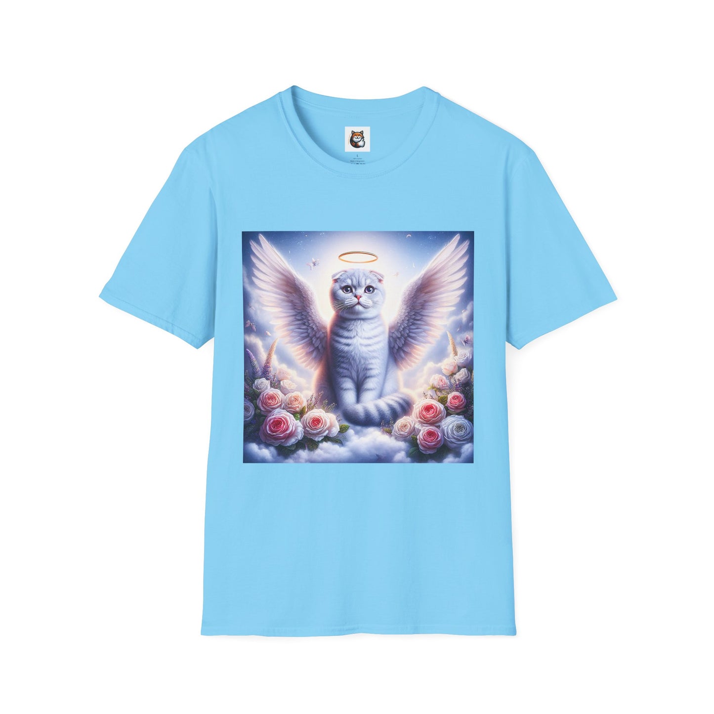 Scottish Fold Cat heavenly Angel T-Shirt