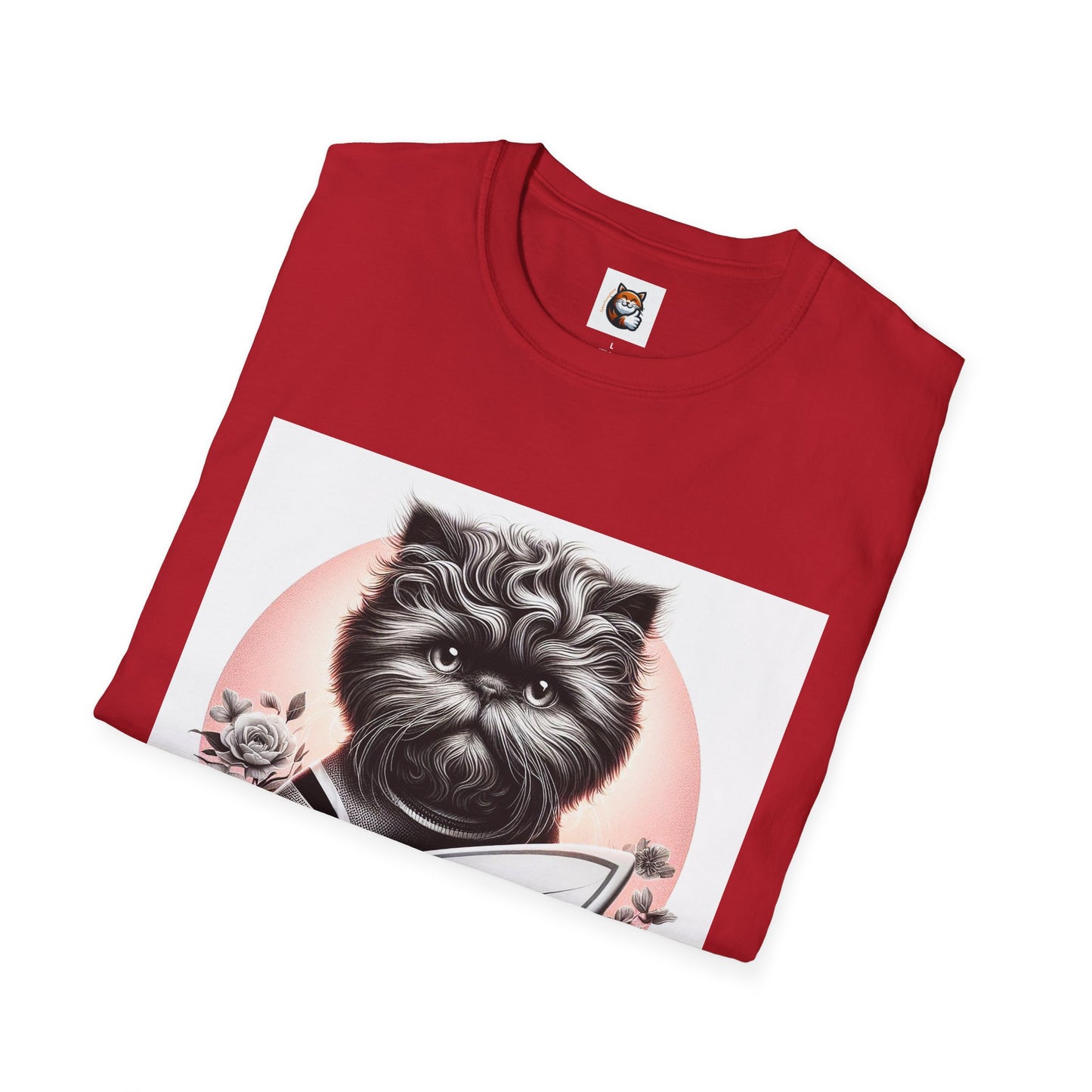 Selkirk Rex Cat T-Shirt fluffy surfer girl
