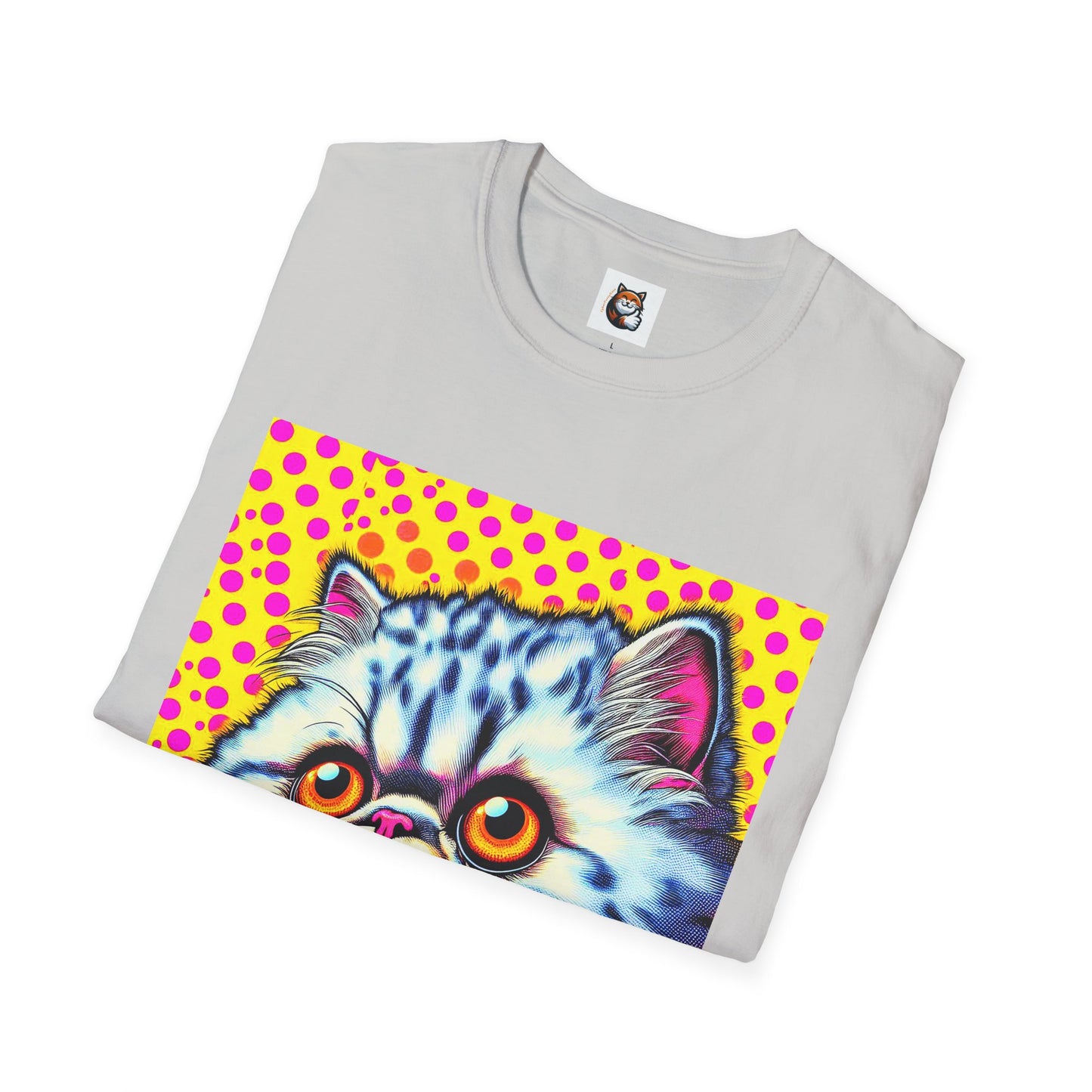 Selkirk Rex Cat T-Shirt comic book cutie