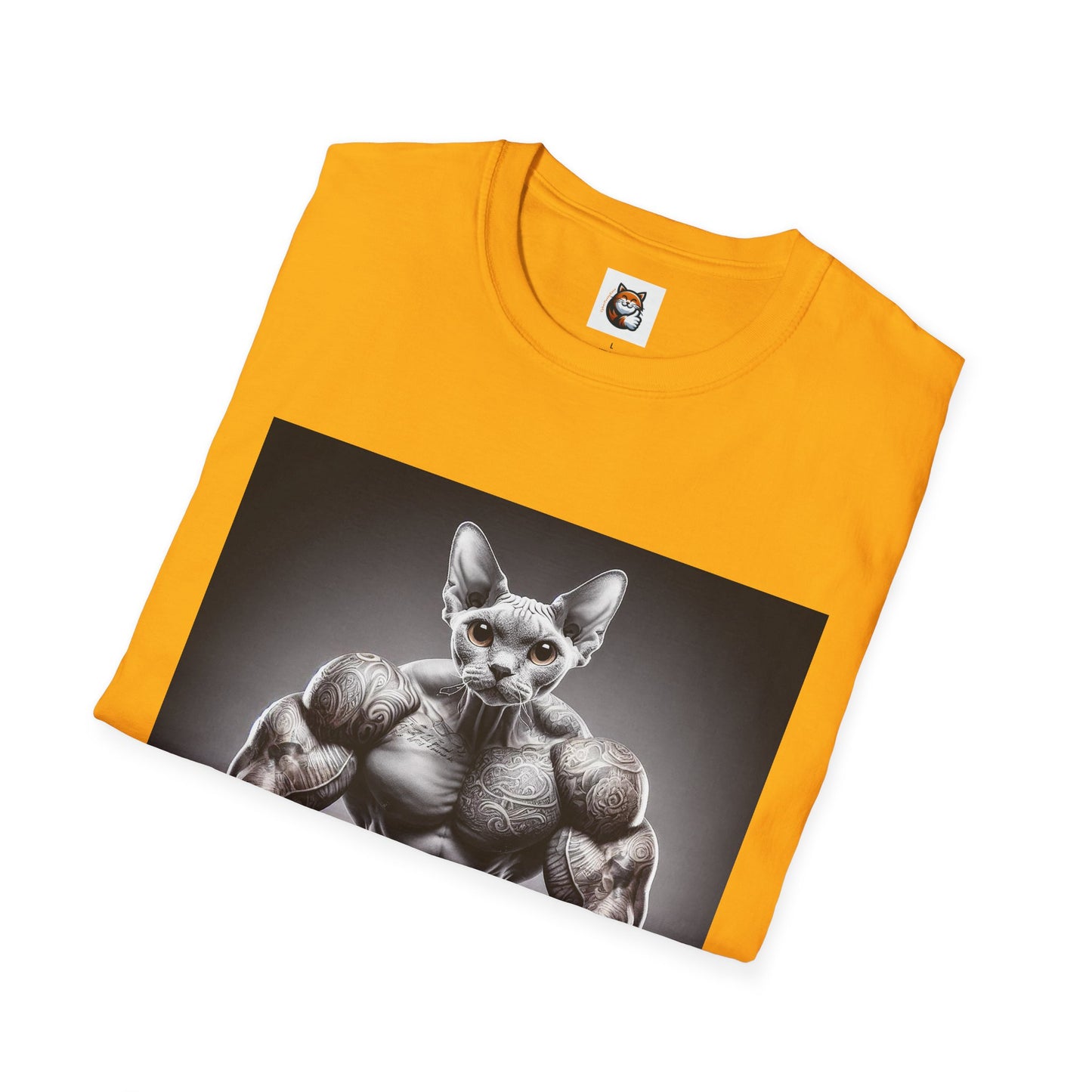 Devon Rex Cat Unisex Softstyle T-Shirt