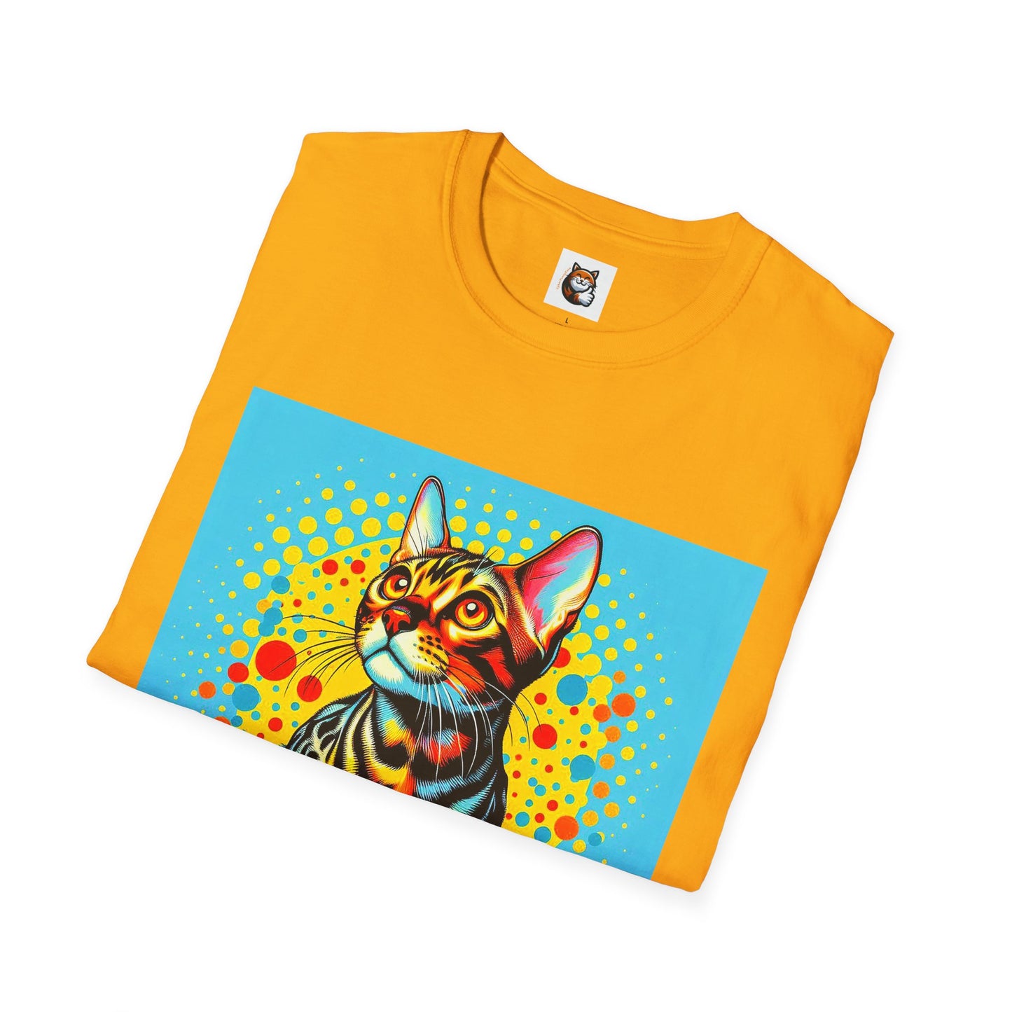 Bengal Unisex spots anf stripes  colors Softstyle T-Shirt
