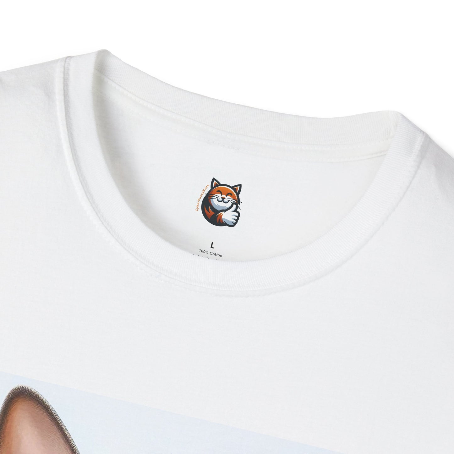 Devon Rex Cat business man Softstyle T-Shirt