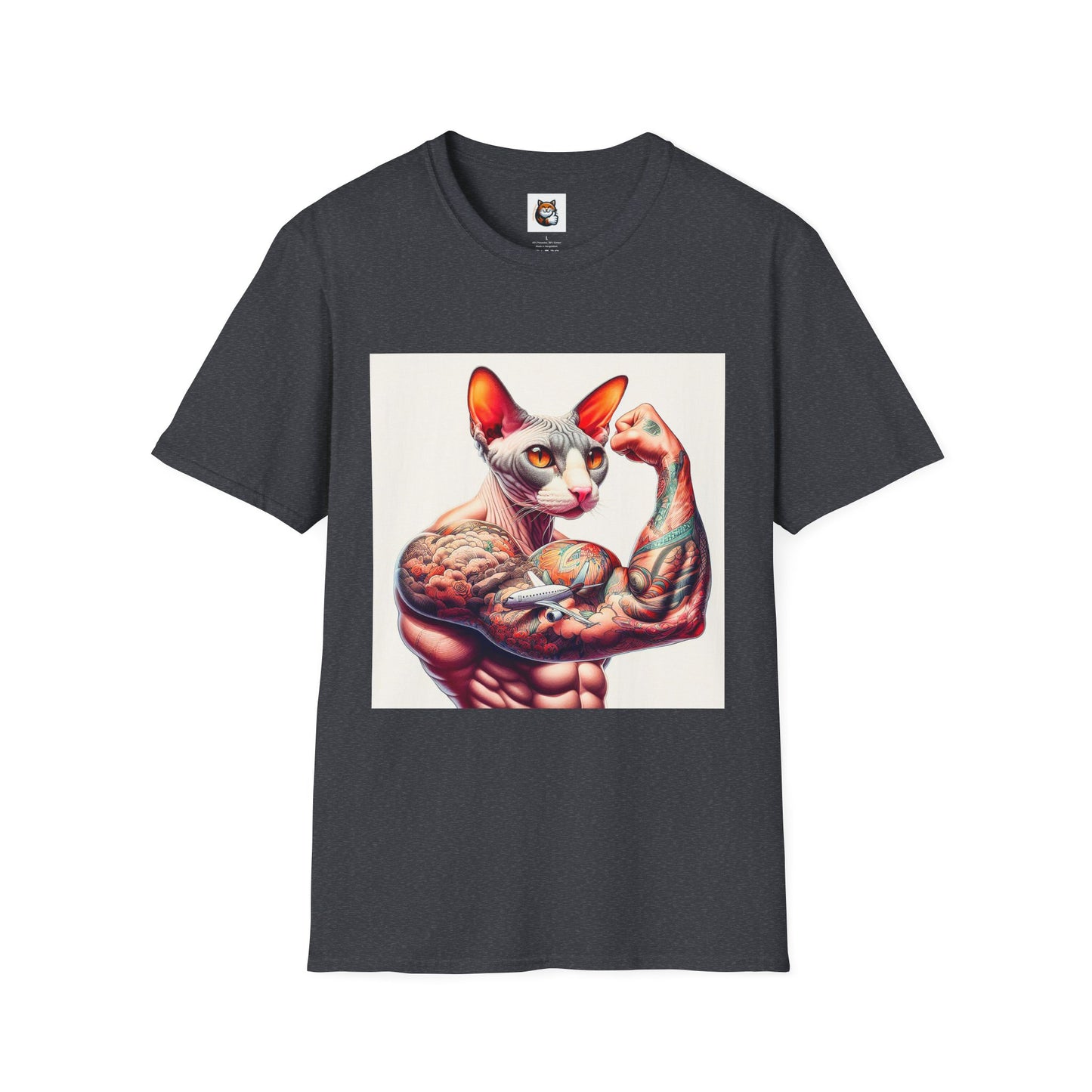 Cornish Rex Cat muscles  T-Shirt