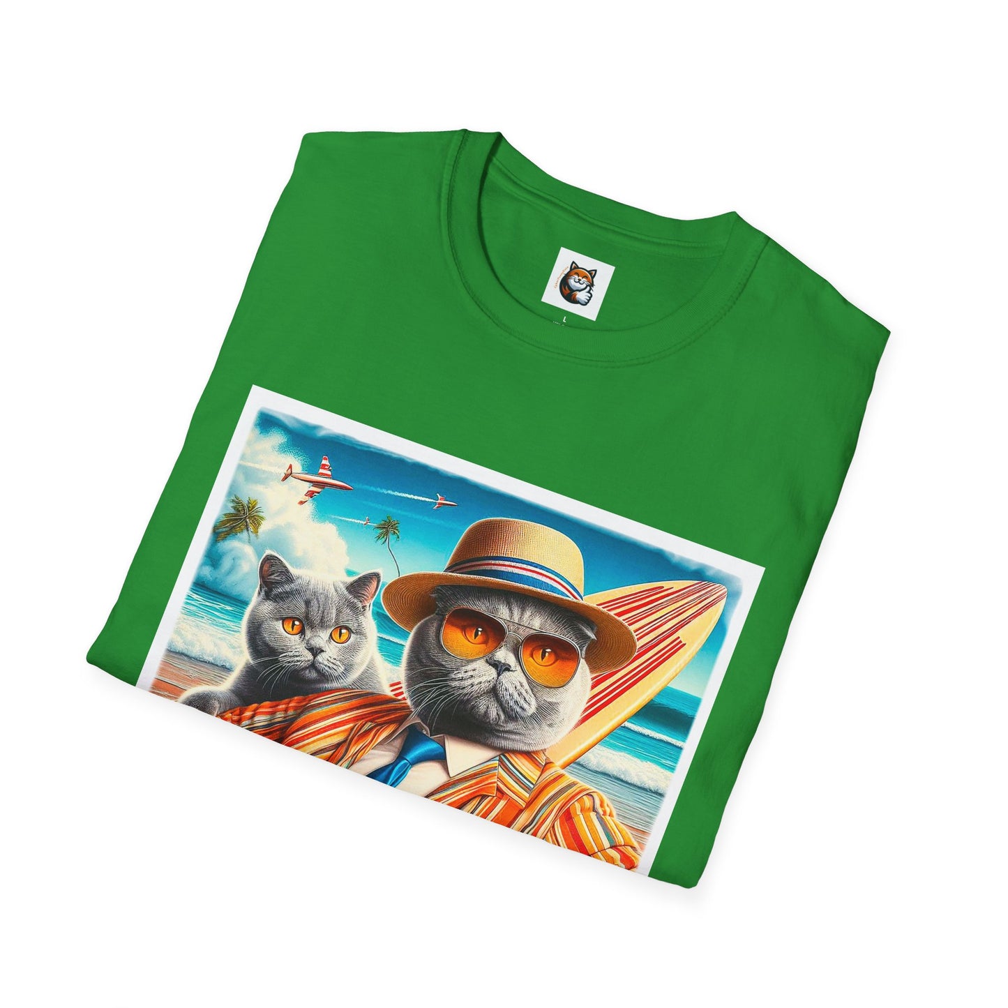 British Shorthair man in suit Softstyle T-Shirt