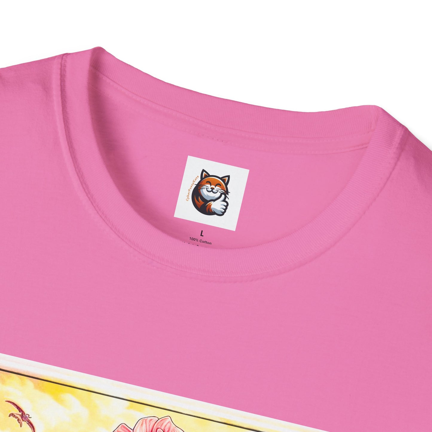 British Shorthair pretty surfer girl Softstyle T-Shirt