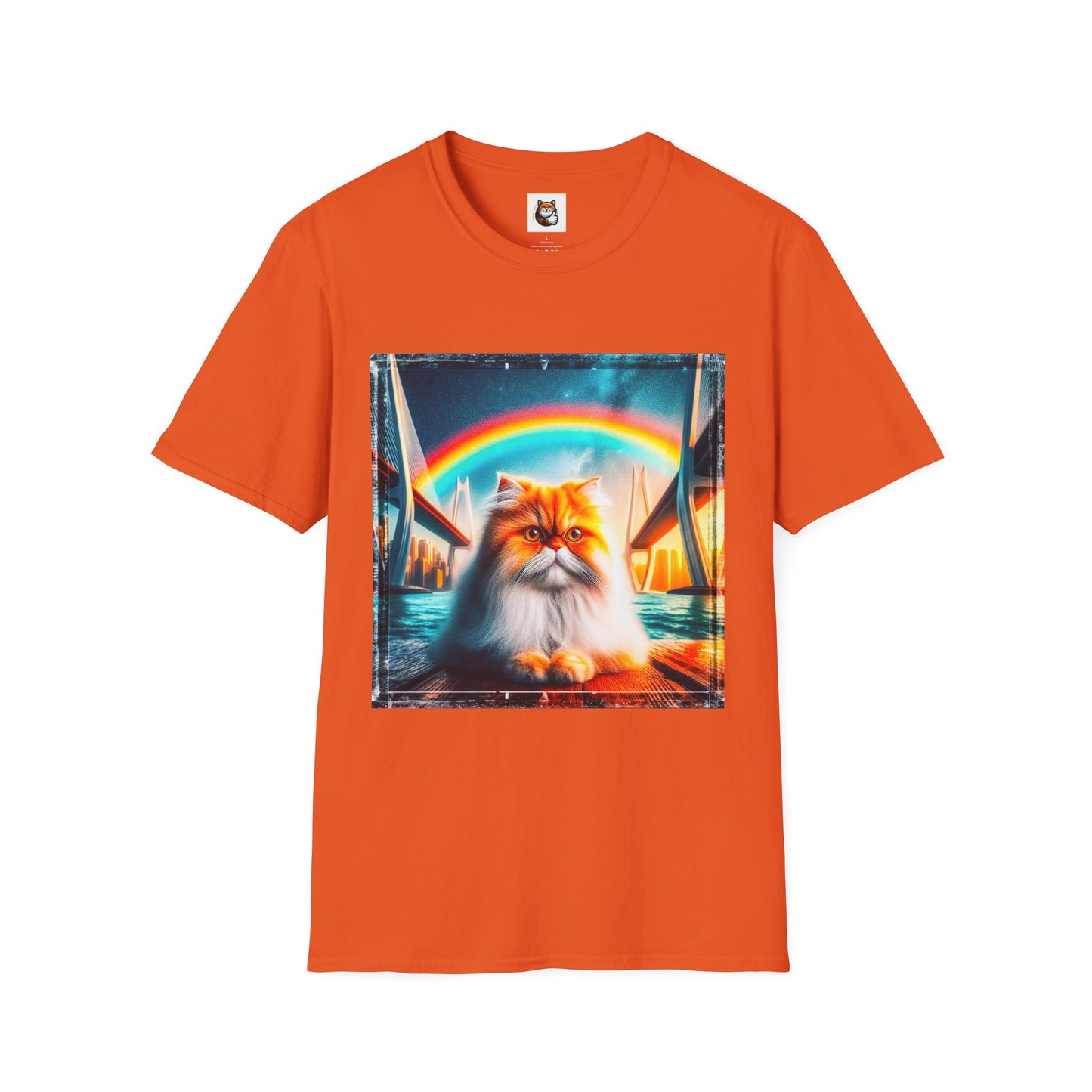 Persian Cat Unisex Softstyle T-Shirt