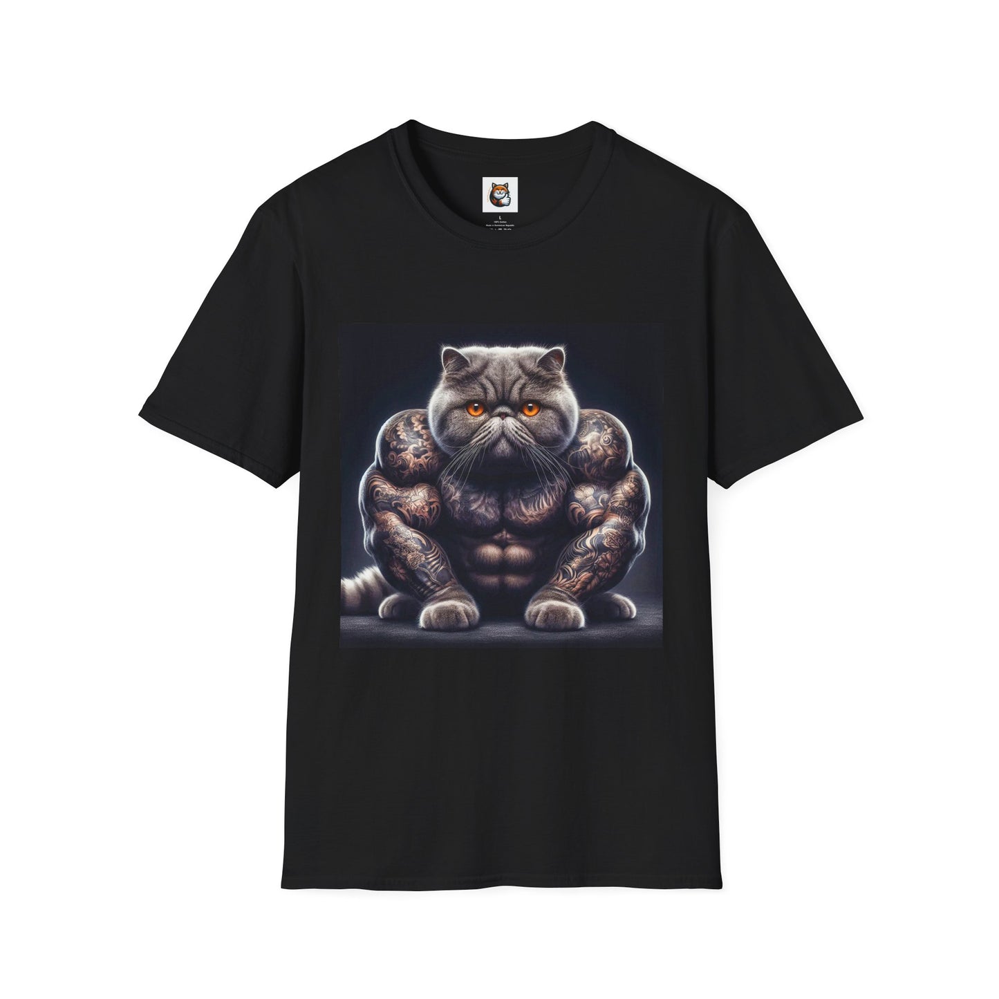 Exotic Shorthair Cat Unisex Softstyle T-Shirt