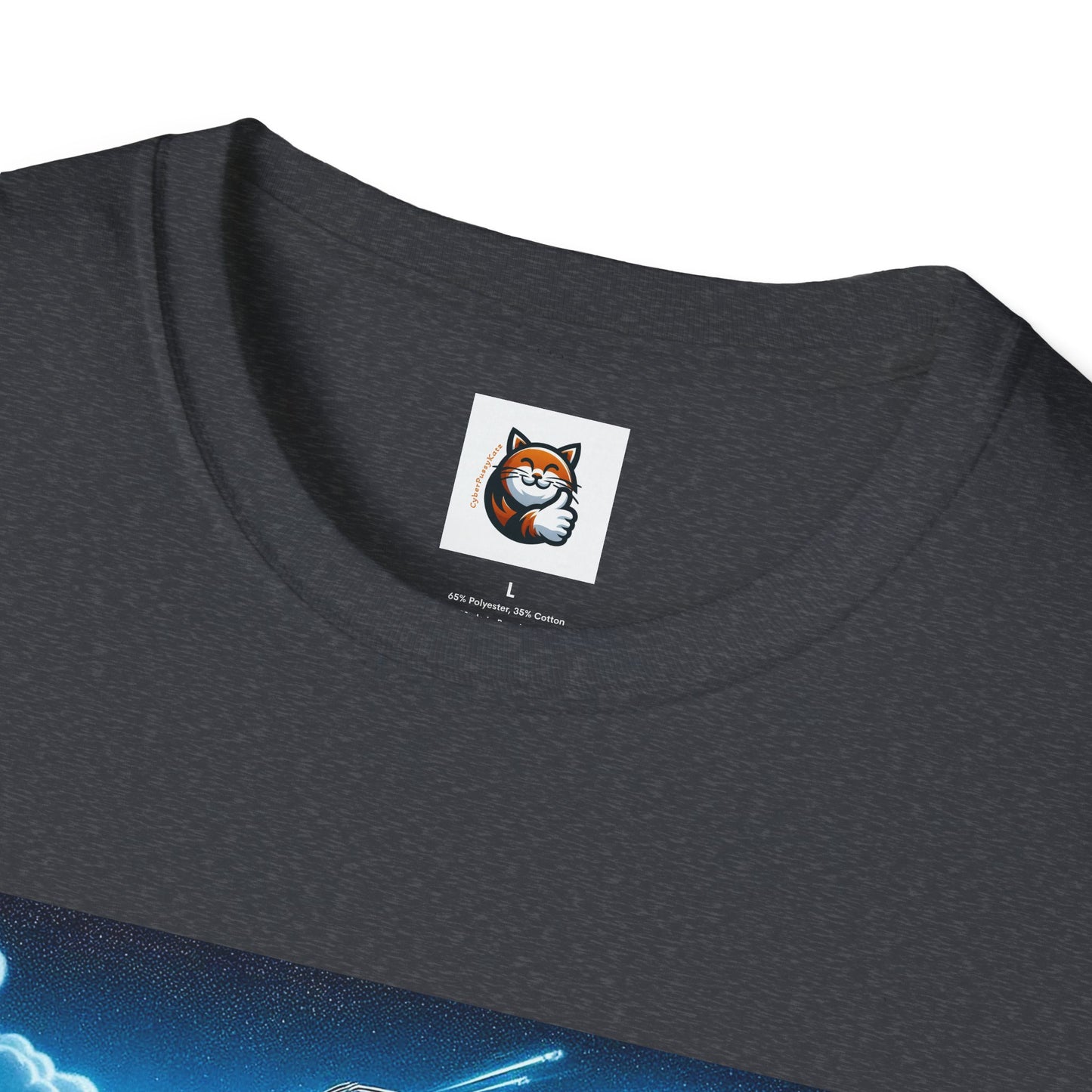 Russian Blue Cat pretty night T-Shirt