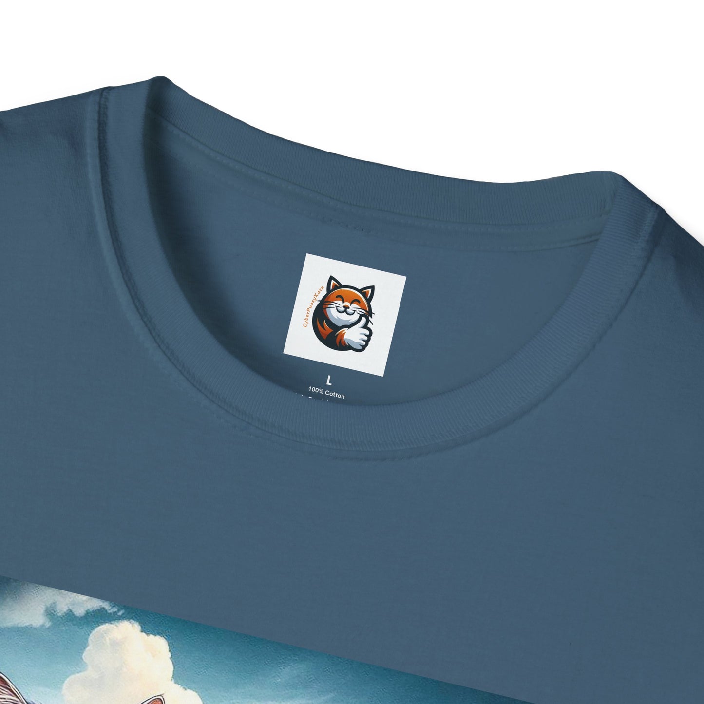 Wacky Norwegian Forest Cat Unisex Softstyle T-Shirt