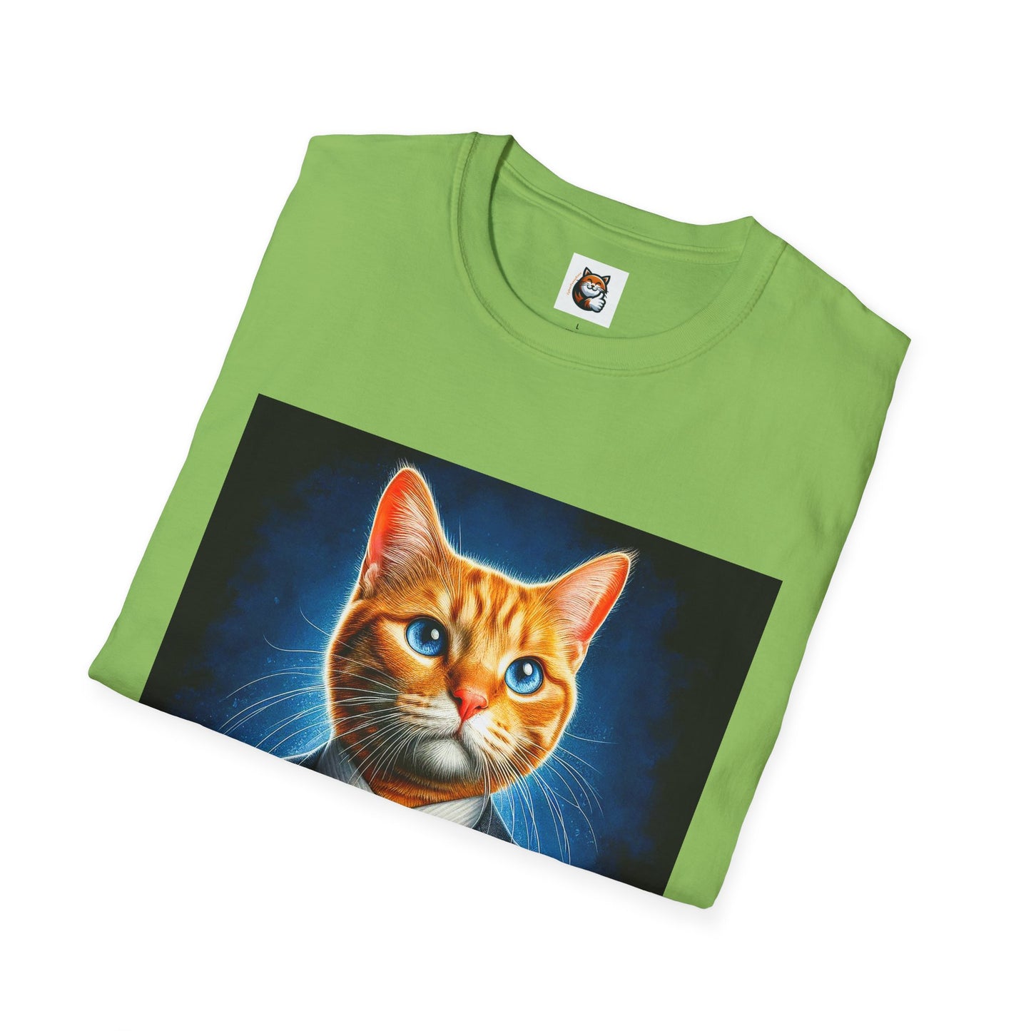 Domestic Cat Unisex suit and tie T-Shirt