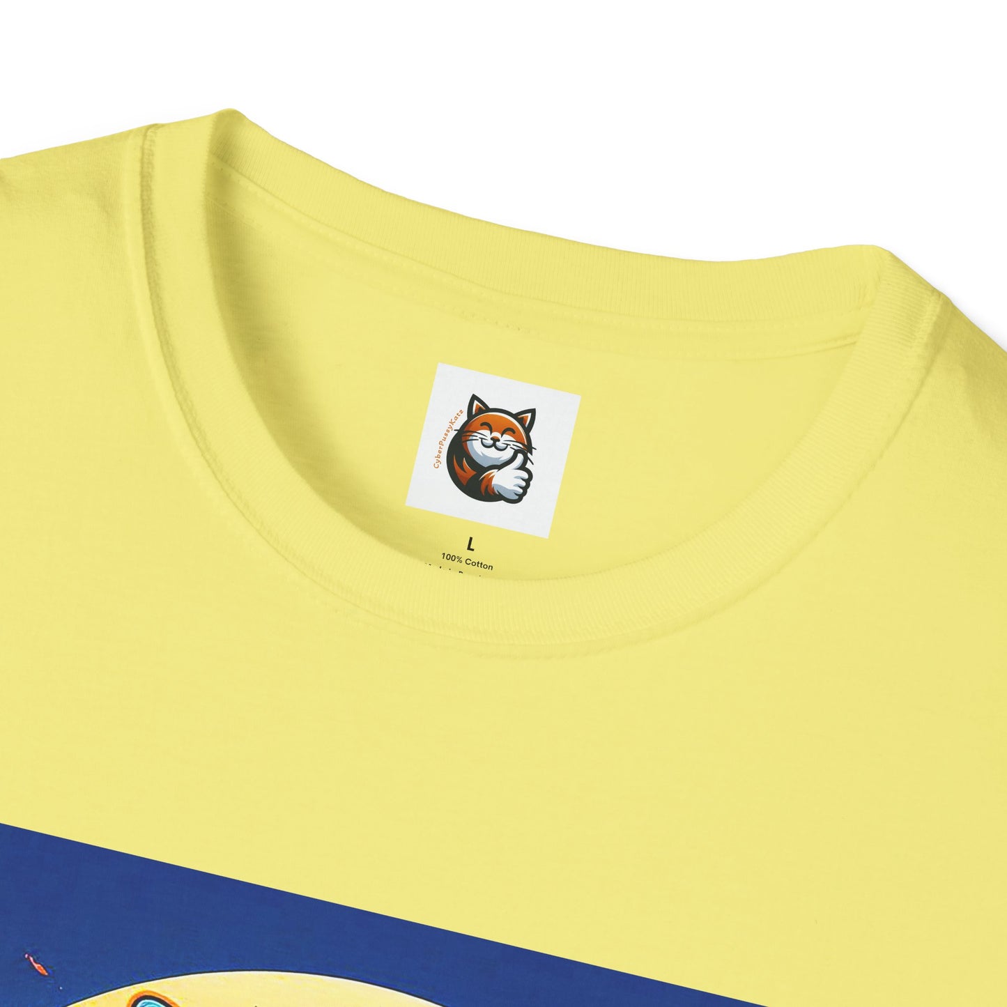 Russian Blue Cat Unisex Softstyle T-Shirt