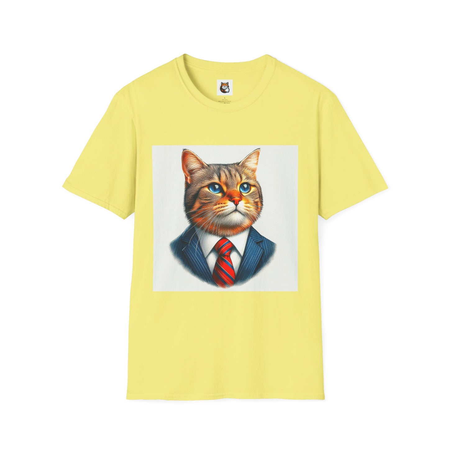 Domestic Cat Unisex Softstyle T-Shirt