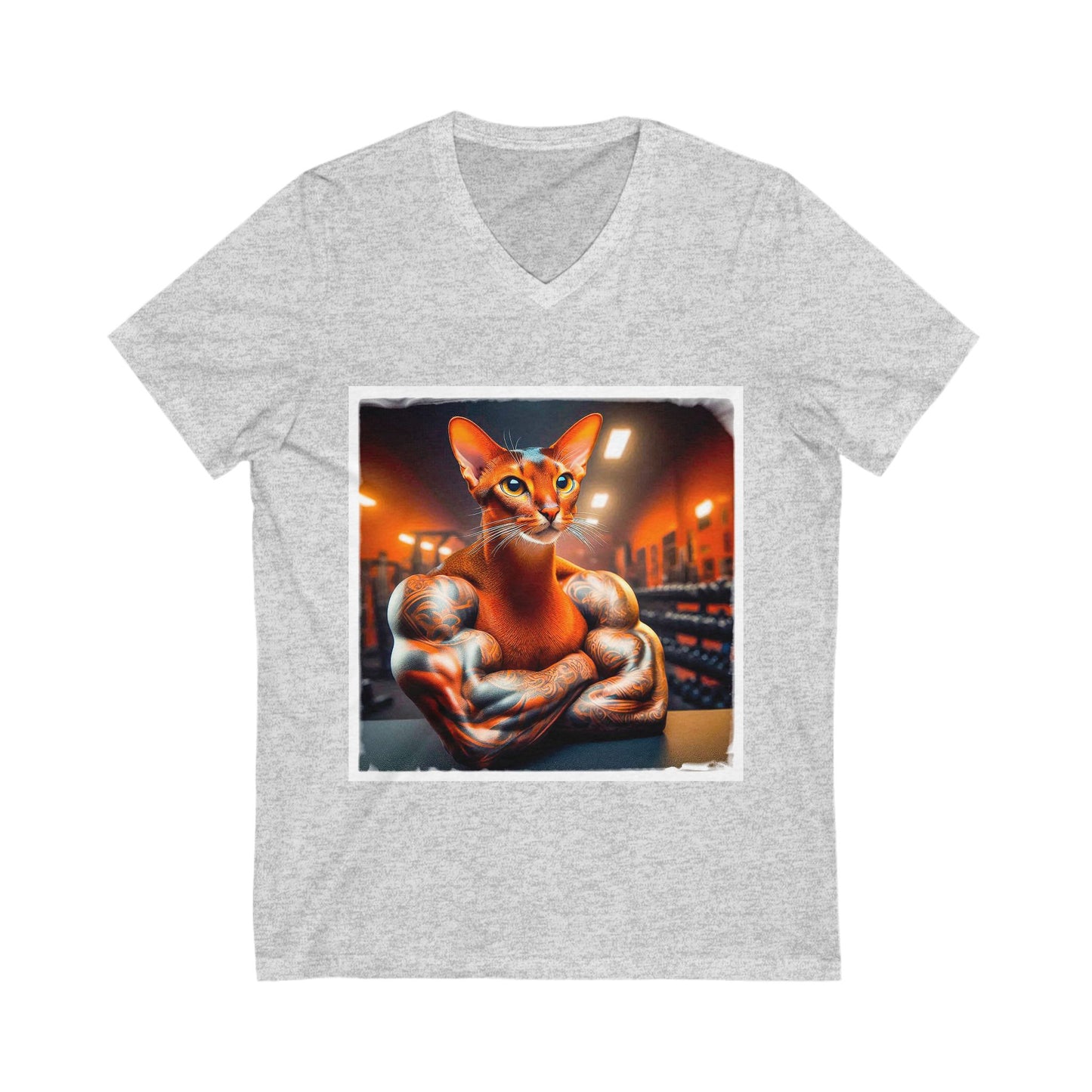 Abyssinian trainer Jersey Short Sleeve V-Neck Tee