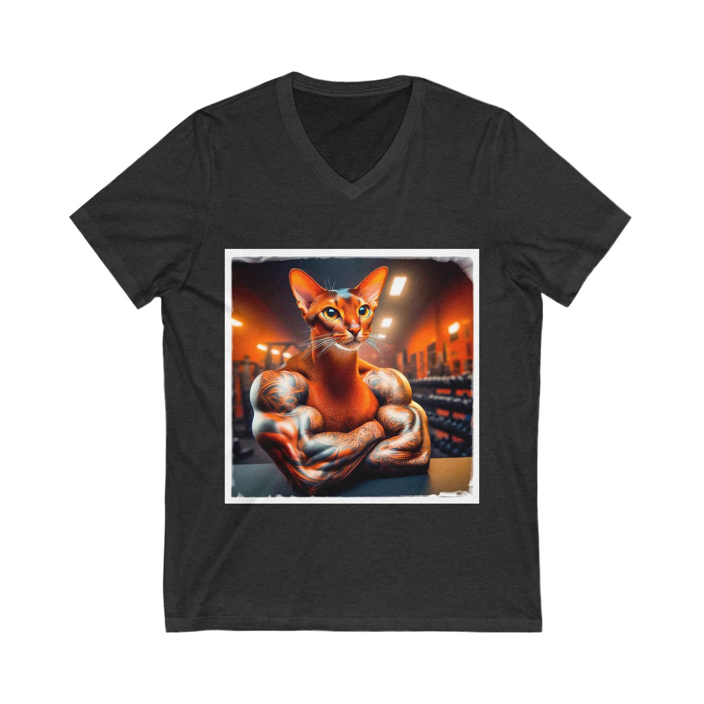 Abyssinian trainer Jersey Short Sleeve V-Neck Tee