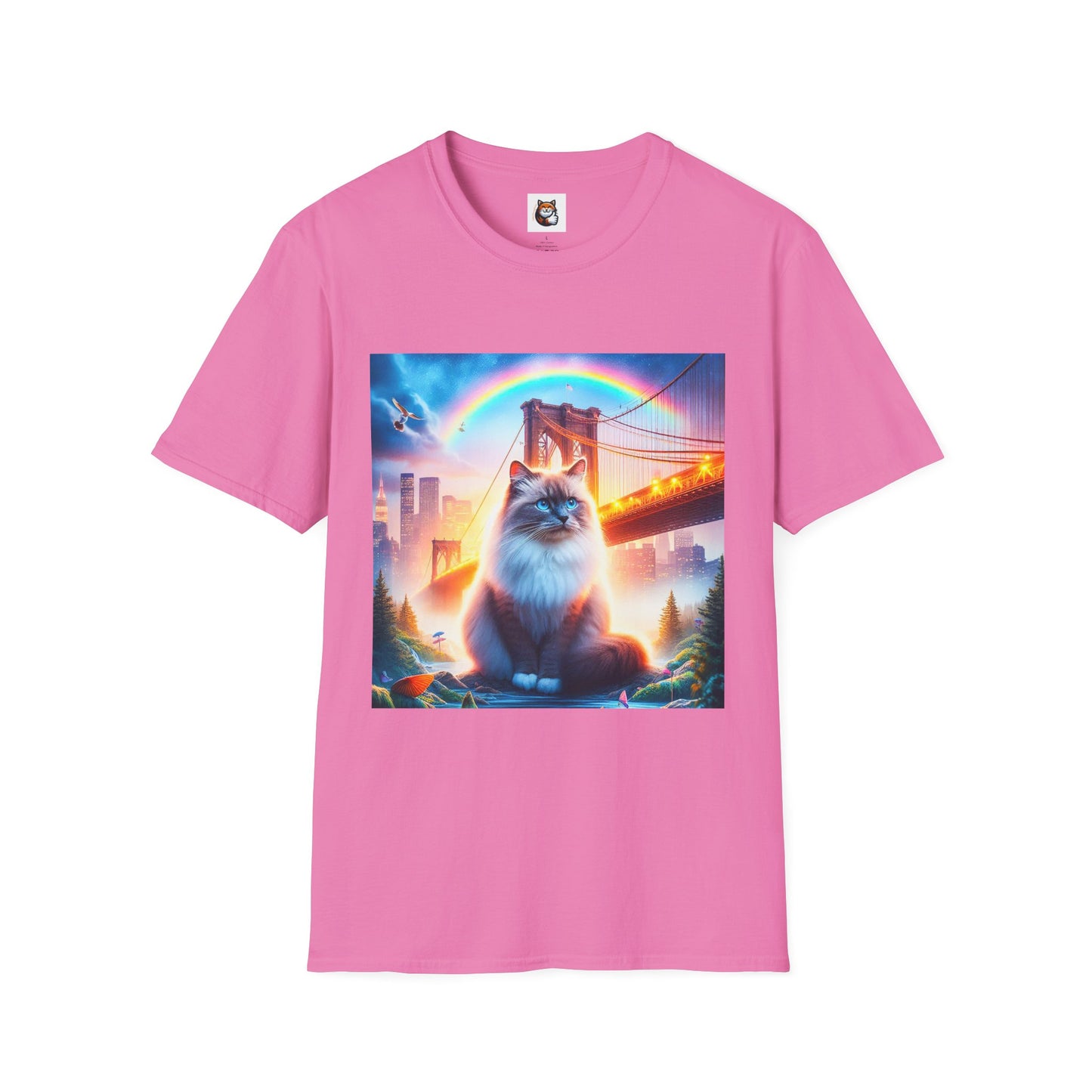 Ragdoll Unisex  rainbow bridge T-Shirt